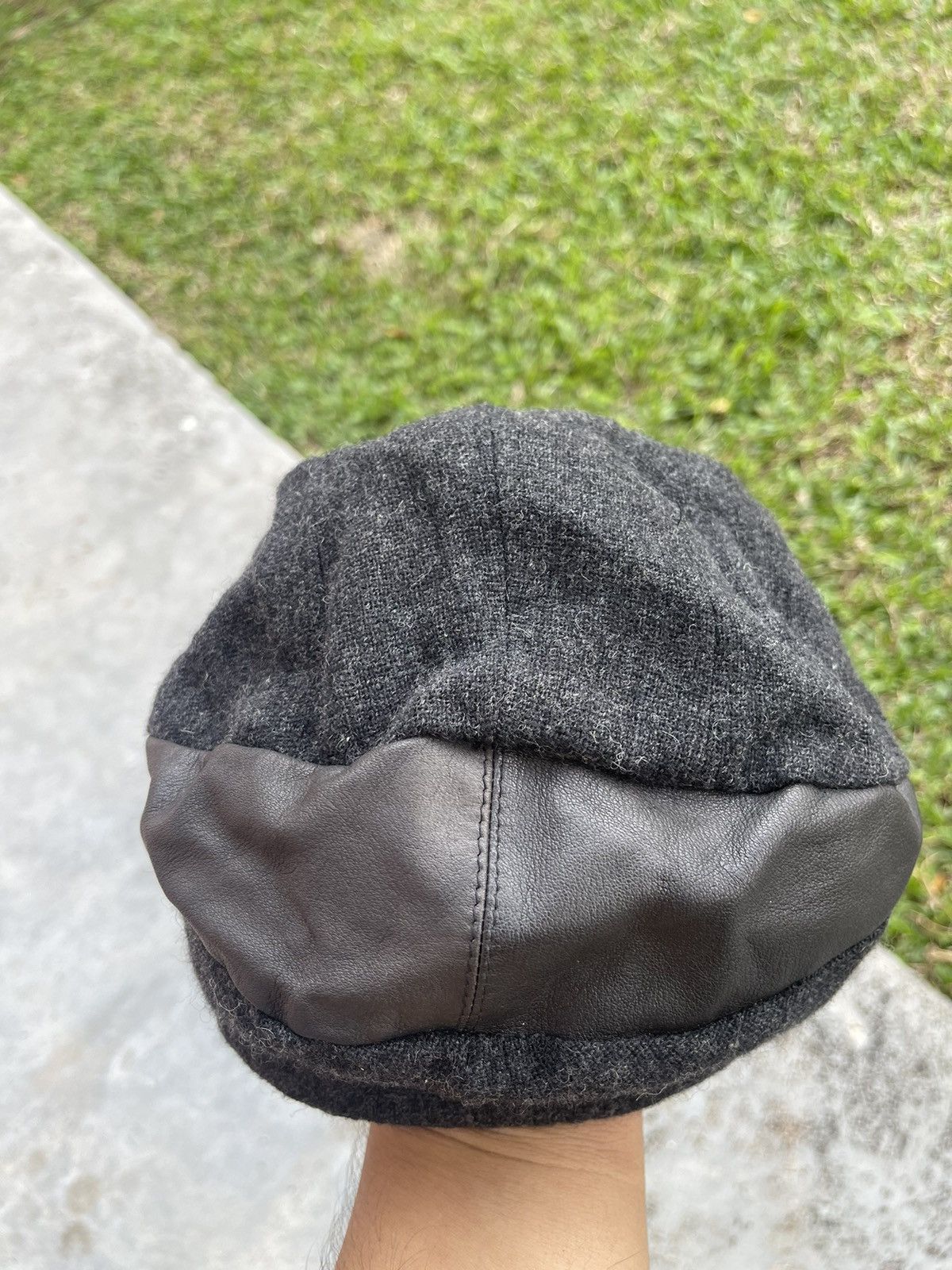 CA4LA × Japanese Brand × Vintage CA4LA Newsboy Cap Wool 60’s French Gangster 57cm Size ONE SIZE - 4 Thumbnail
