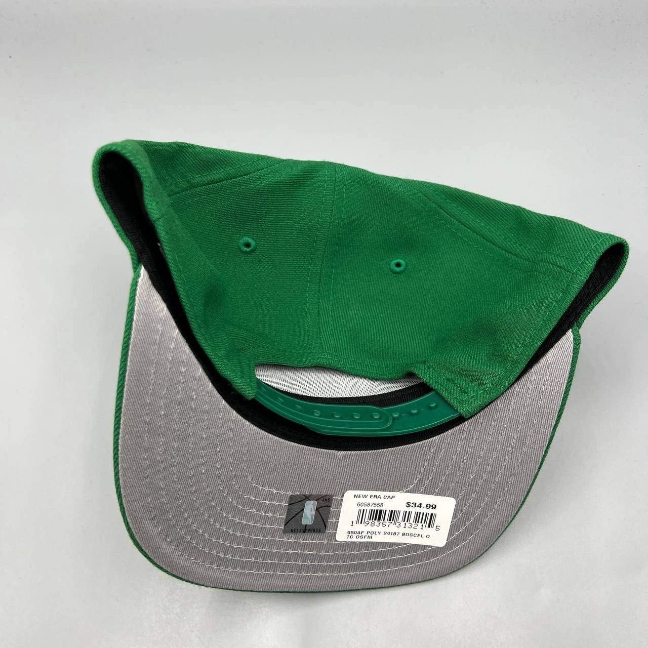 New Era Boston Celtics Hat Men Green NBA Snap Back Cap New A-Frame Size ONE SIZE - 4 Thumbnail