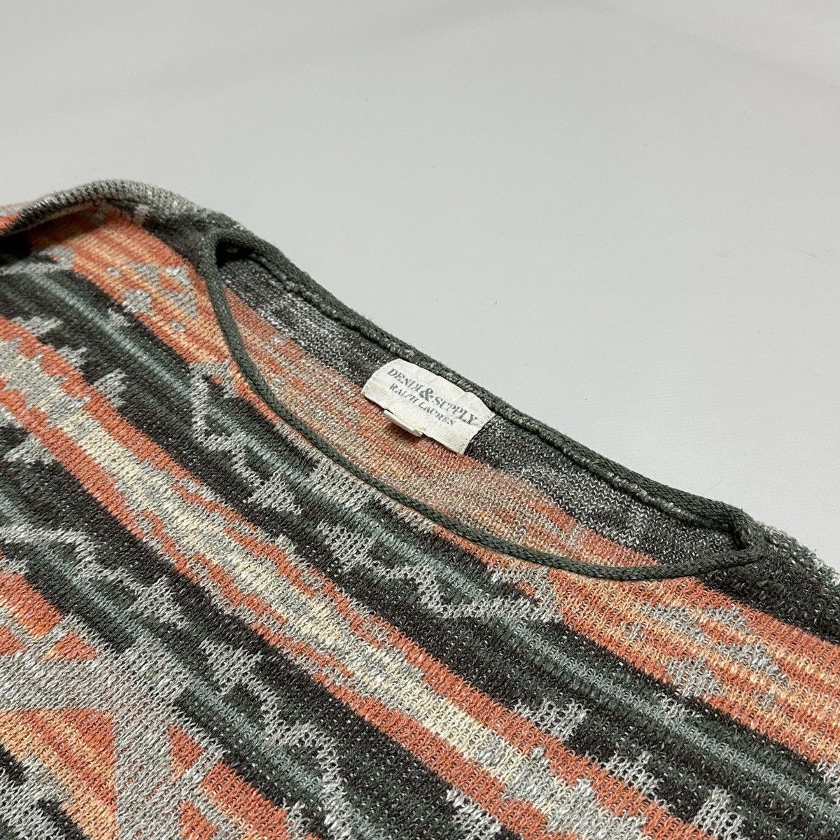 Polo Ralph Lauren Denim&Supply Ralph Lauren Aztec woman wide neck sweater Size XS / US 0-2 / IT 36-38 - 2 Thumbnail