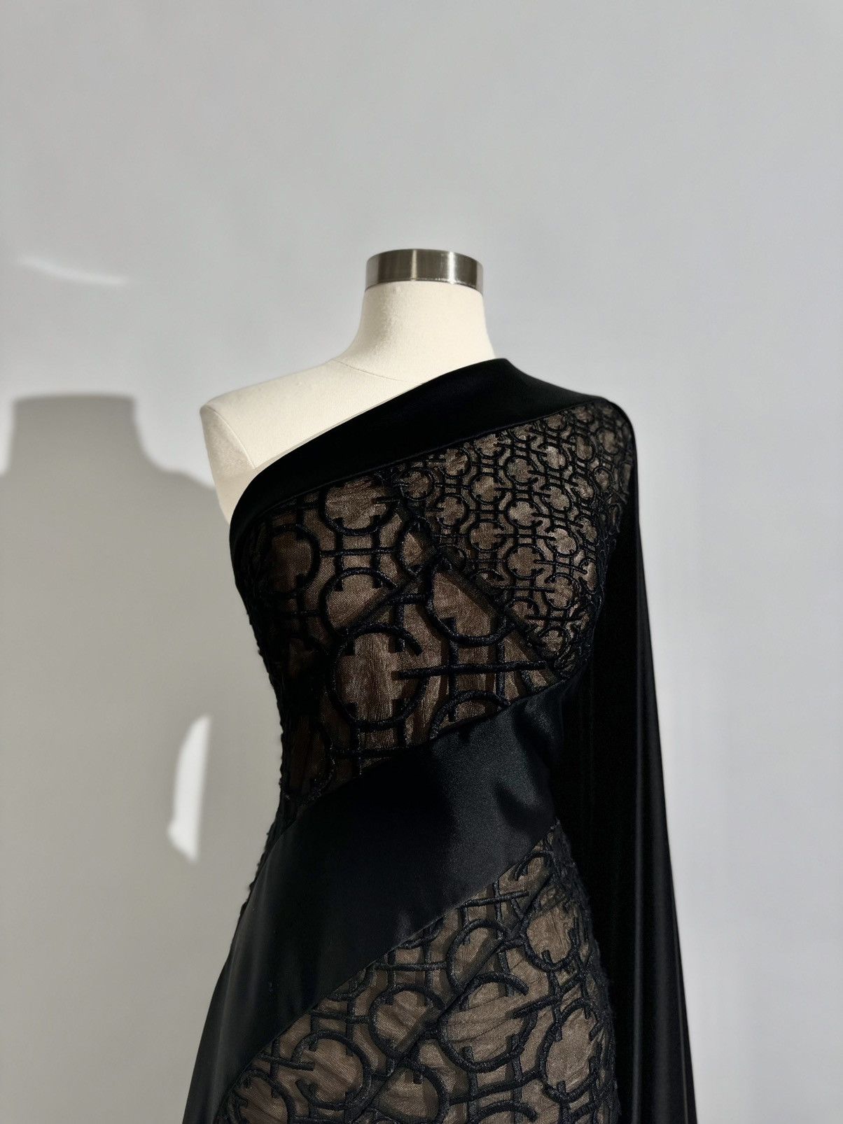 Other Brand New US 6 GEORGES HOBEIKA Fitted Asymmetrical Top Gown Size M / US 6-8 / IT 42-44 - 3 Thumbnail