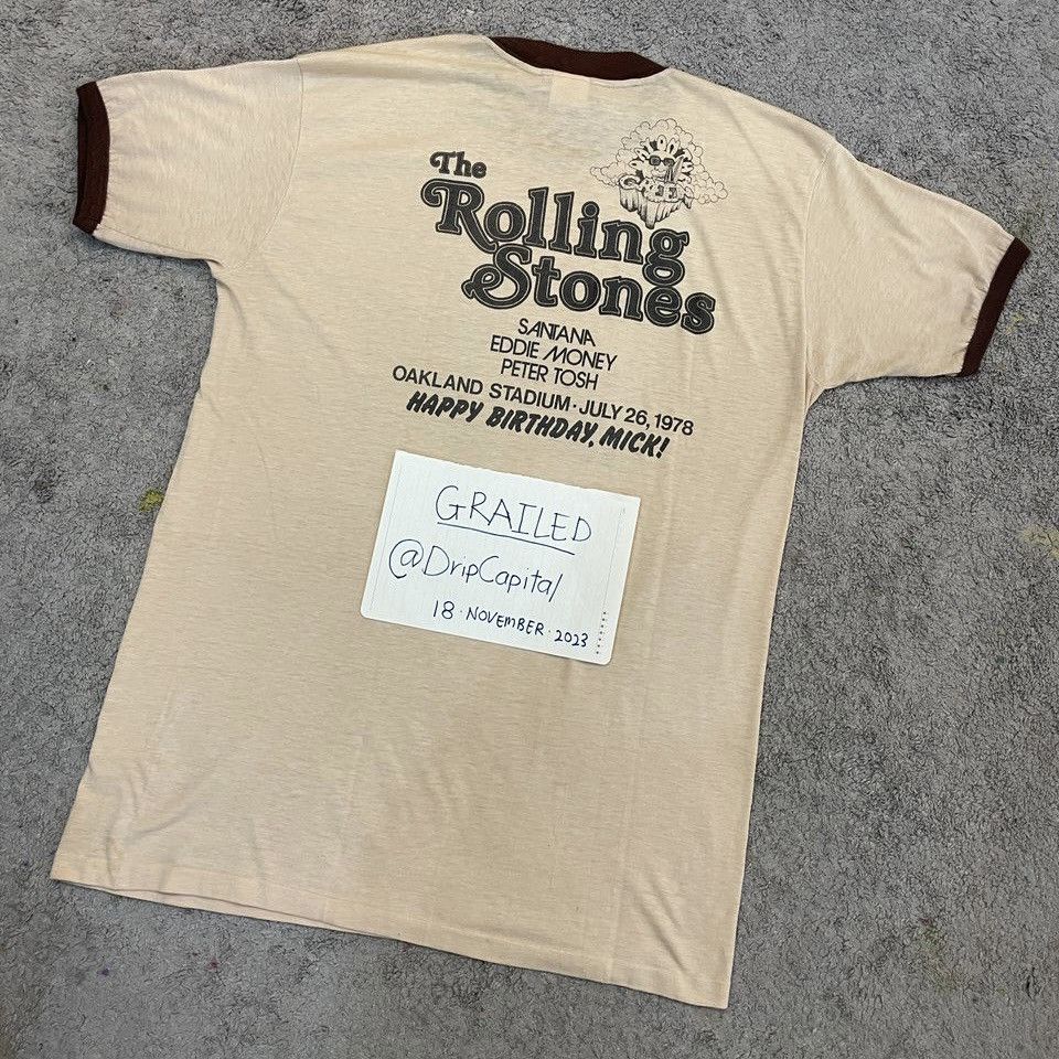 Adidas × Band Tees × The Rolling Stones Vintage 1978 Rolling Stones Happy Birthday Mick Jagger Size US XL / EU 56 / 4 - 11 Thumbnail