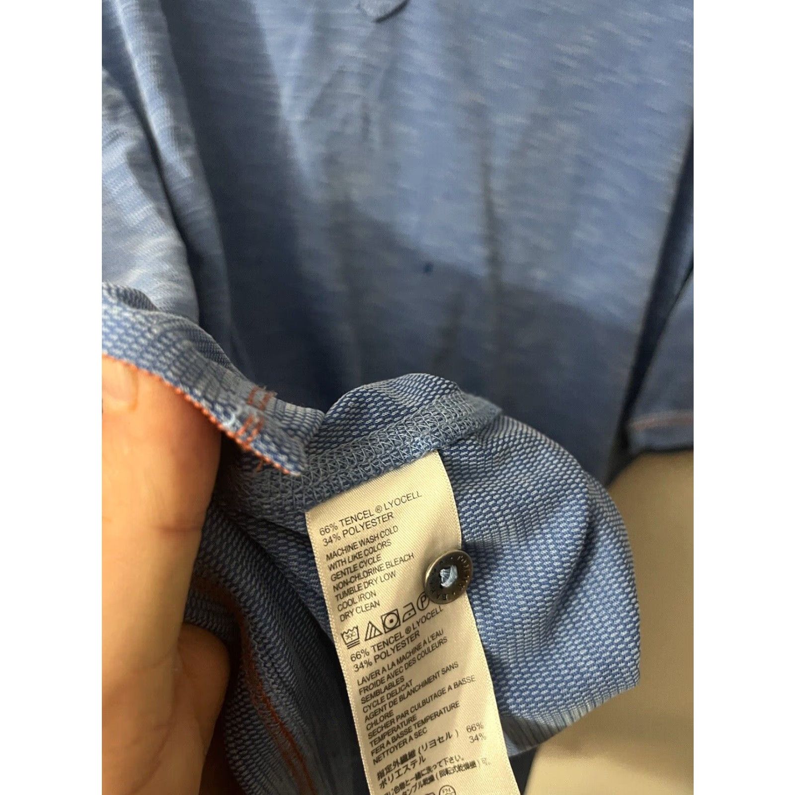 Tommy Bahama Tommy Bahama Polo Shirt Mens 2XL Shoreline Blue Tencel Short Sleeve Polo Shirt 2XL Blues Golf Island Zone Mens Shirt 1990s? Size US XXL / EU 58 / 5 - 5 Thumbnail