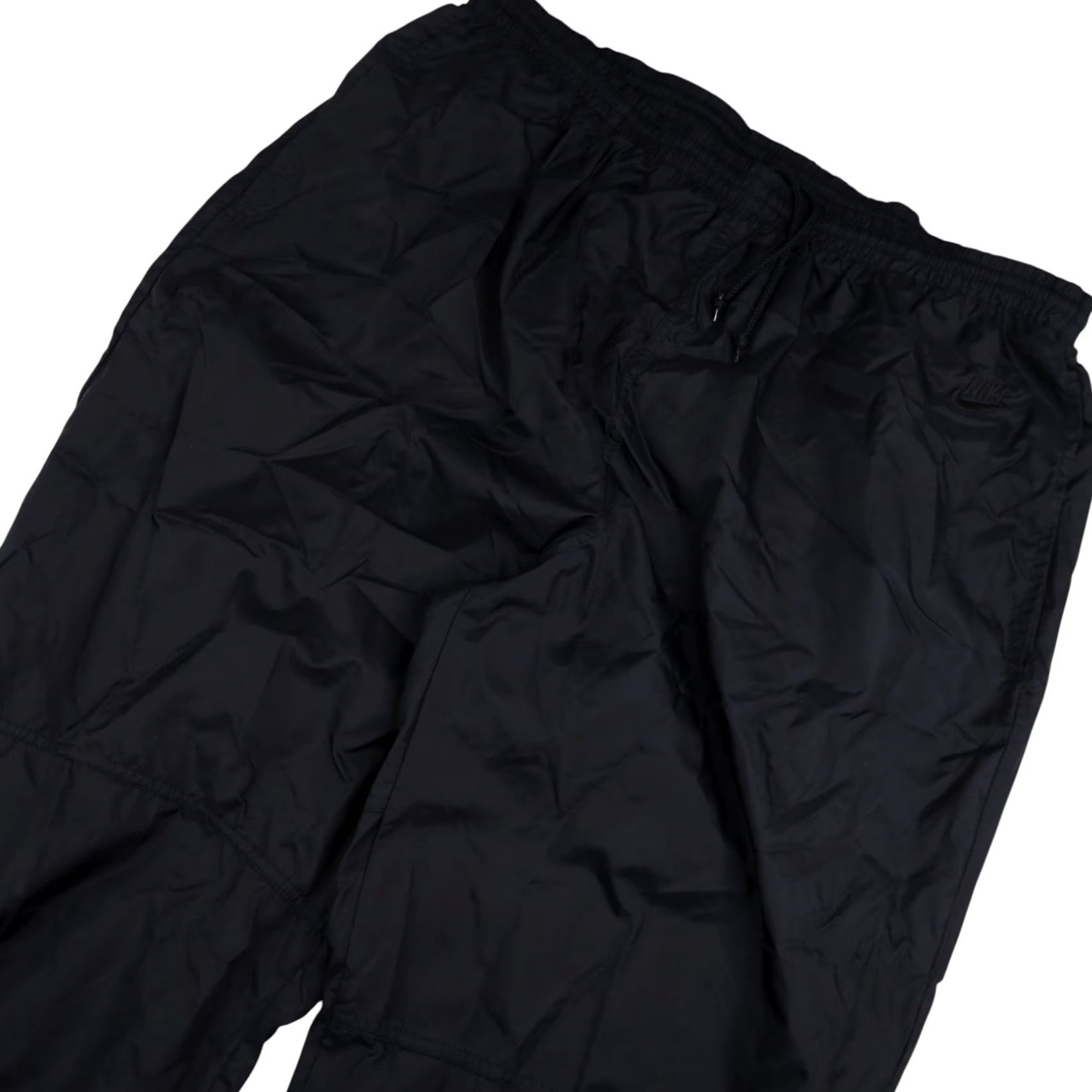 Nike VINTAGE Nike Windbreaker Pants Jogger XL Regular Men Black 90s Mens XL Jogger Windbreaker Pants 90s Nike Windbreaker Pants Mens XL Black 90s Size US 36 / EU 52 - 3 Thumbnail