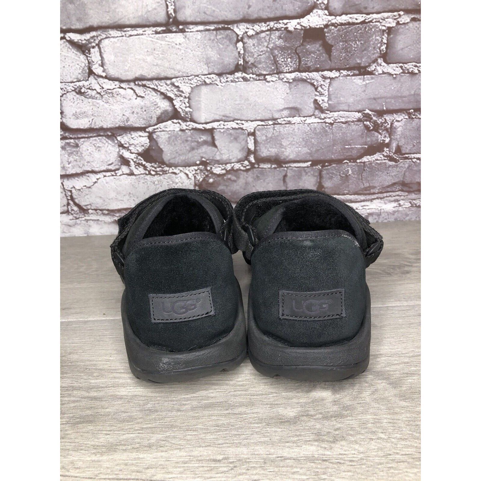 Ugg TEVA UGG COLLAB Black SHEEPSKIN Suede Strappy Outdoor Sandal Size US 10 / EU 43 - 5 Thumbnail