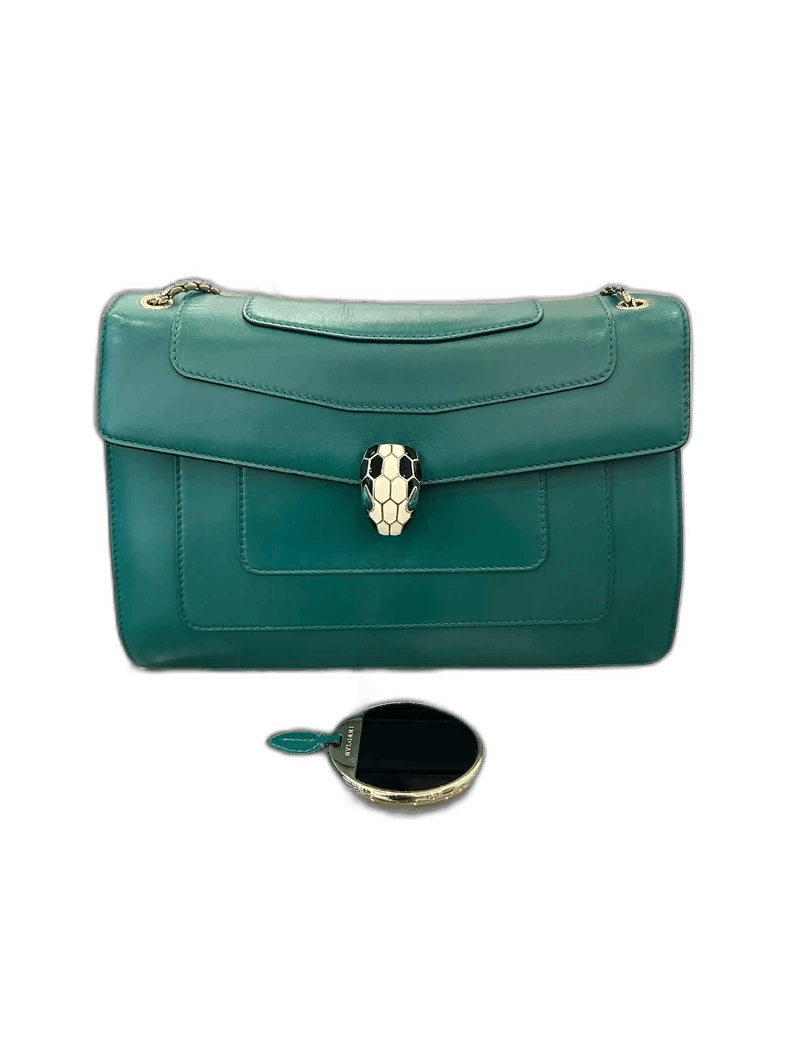 Bvlgari Bvlgari Serpenti Green Shoulder Bag 27cm Size ONE SIZE - 1 Thumbnail