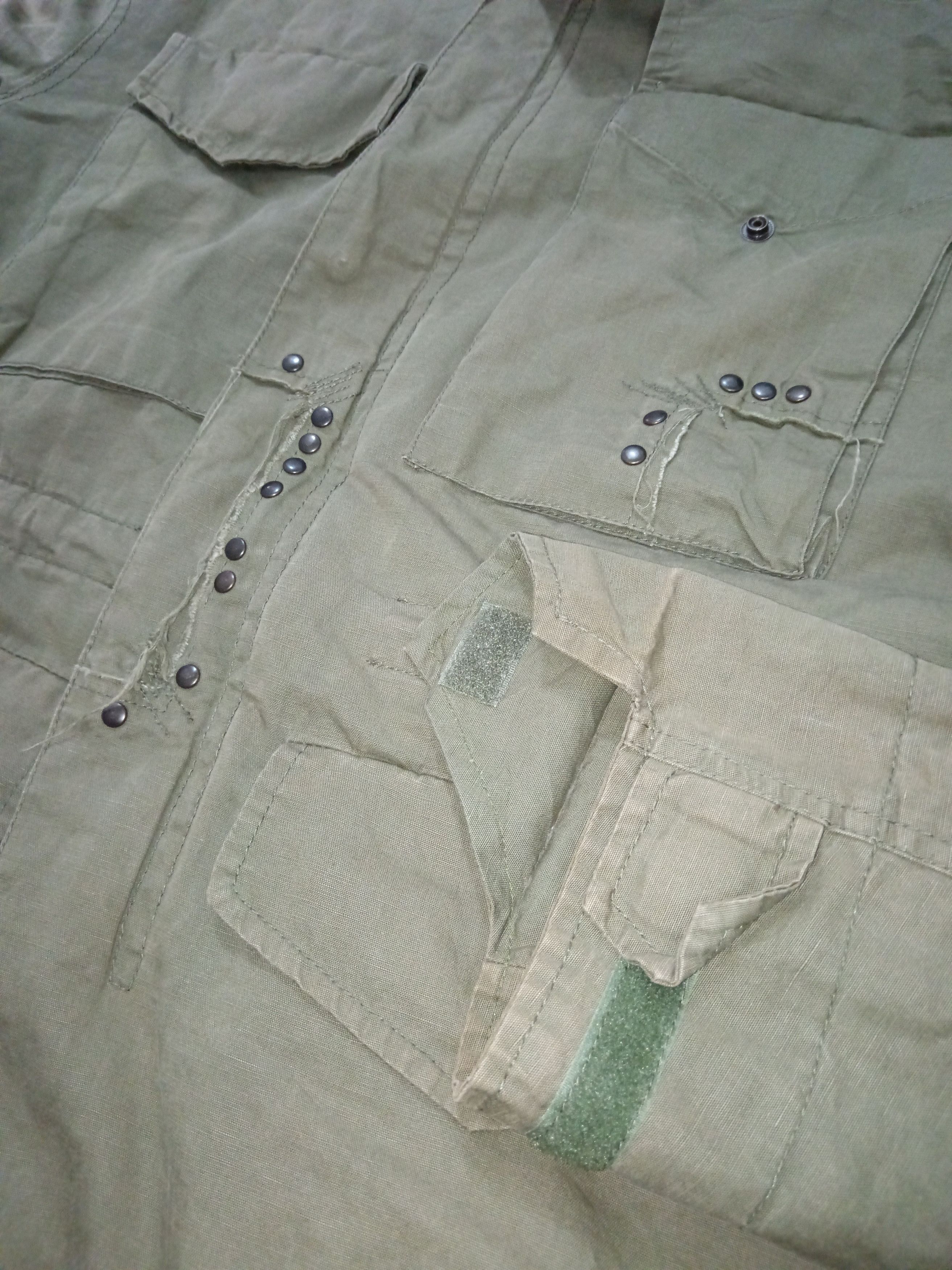 Steven Alan BRAY STEVE ALAN PUNK MILITARY STUDDED PATCHWORK JACKET Size US S / EU 44-46 / 1 - 7 Thumbnail