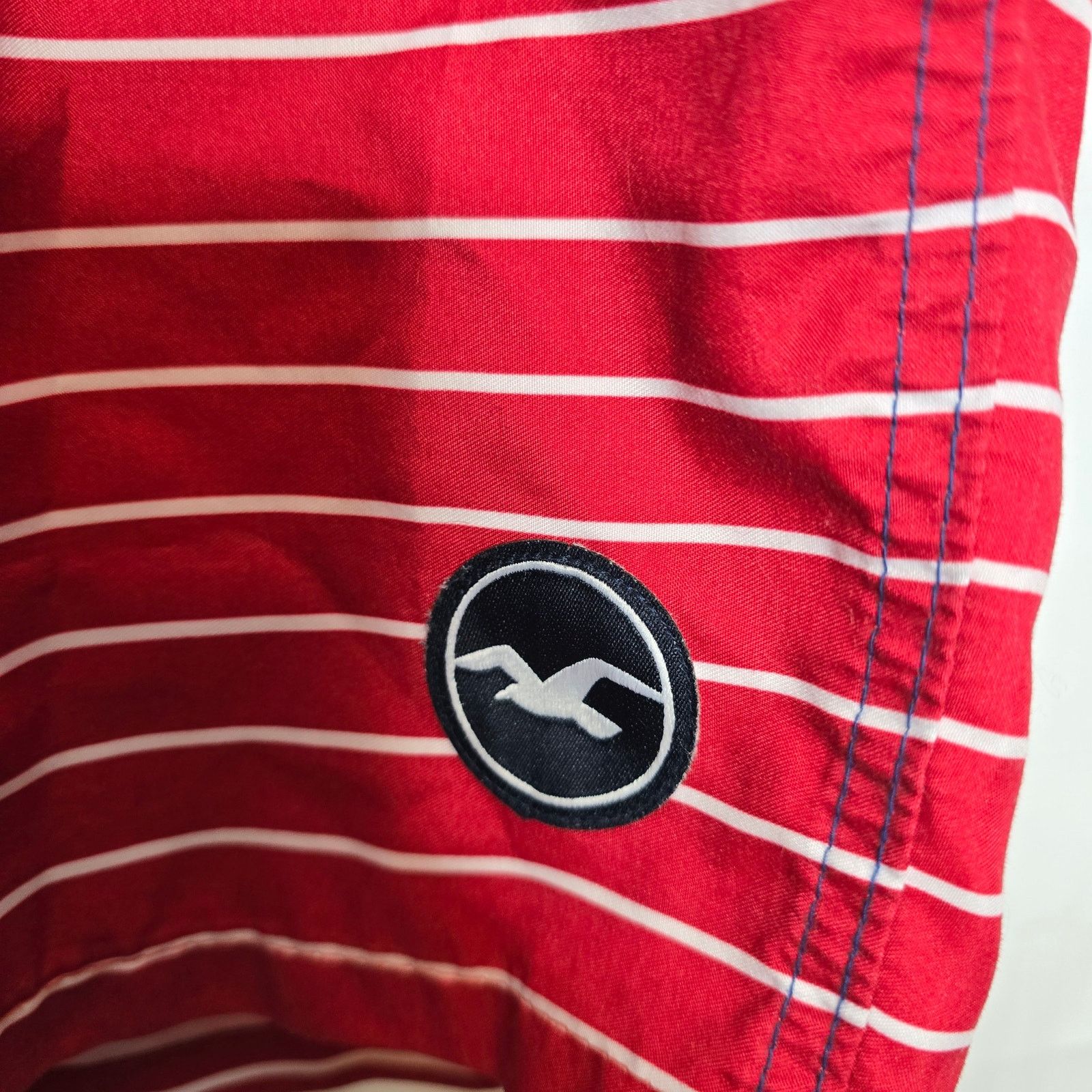Hollister Hollister Blue Red White Stripe Swim Shorts Trunks Size 30 Size US 30 / EU 46 - 2 Thumbnail