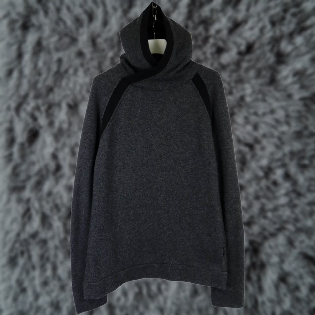 Dondup DONDUP Hoodie Men's XL Wool Blend Pullover Tensile Dark Grey Size US XL / EU 56 / 4 - 1 Thumbnail