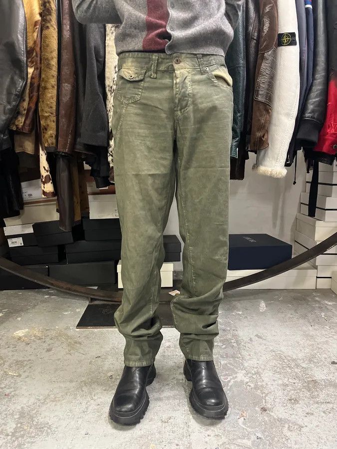 Dolce & Gabbana SS2006 Dolce & Gabbana Olive Green Pants Size US 31 - 2 Thumbnail