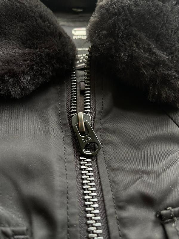 G-Star G-Star Raw Wool Nylon Black Fly jaket bomber Fur Size M / US 6-8 / IT 42-44 - 8 Thumbnail