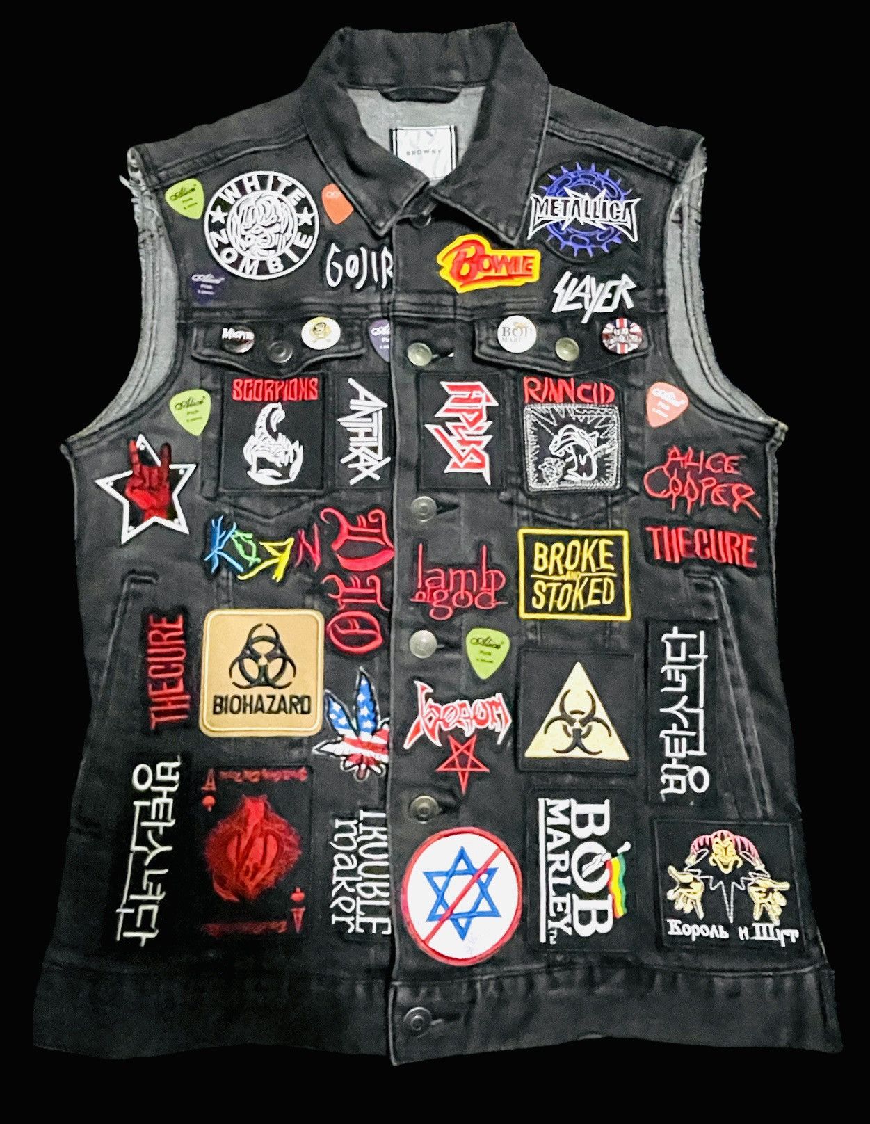 Band Tees × Other The Simpsons x ACDC Punk Rock Jacket Size US S / EU 44-46 / 1 - 3 Thumbnail