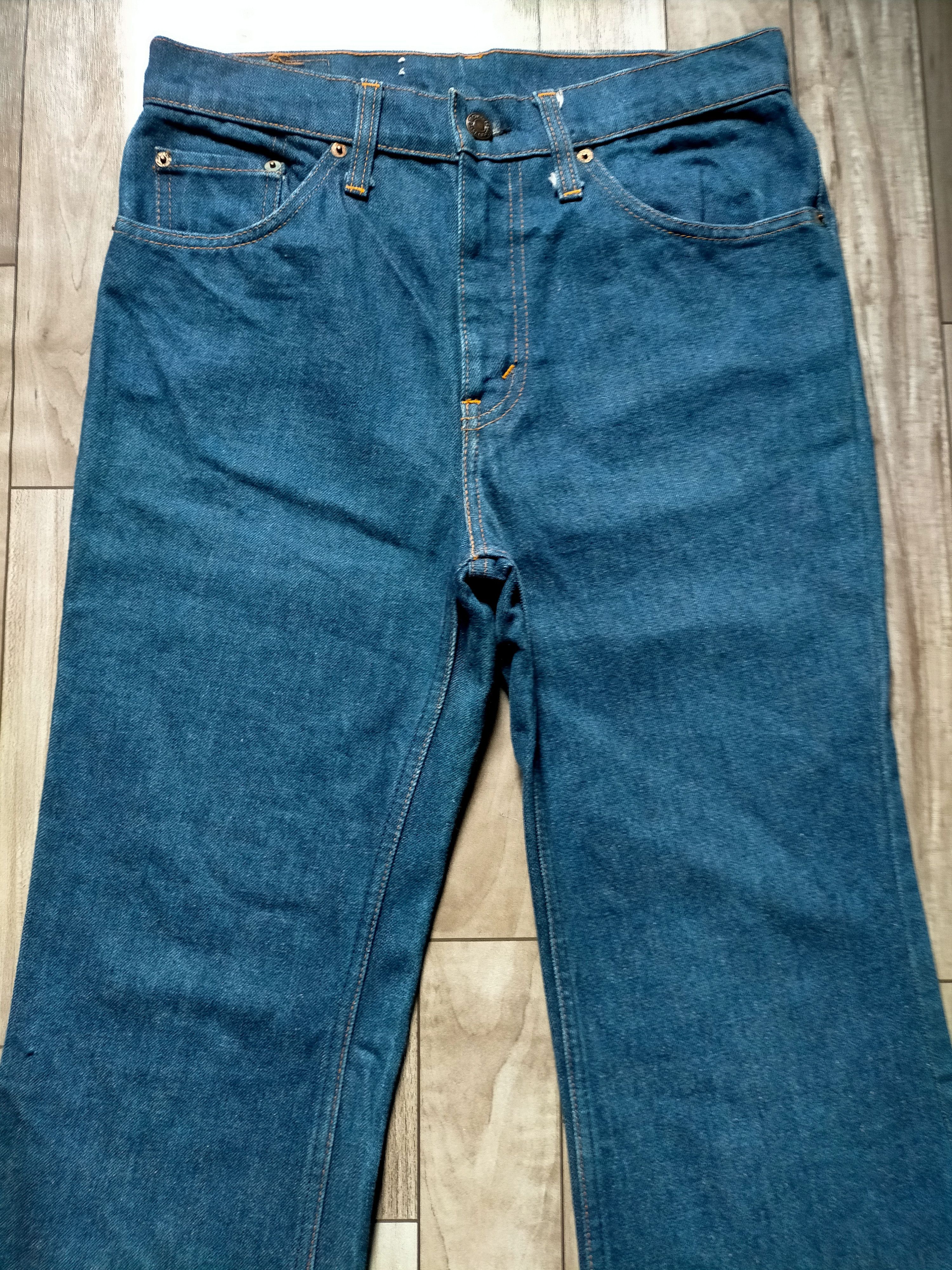 Levi's Flare Jeans Vtg 80s Levis 507 Boot cut Denim Size US 29 - 3 Thumbnail