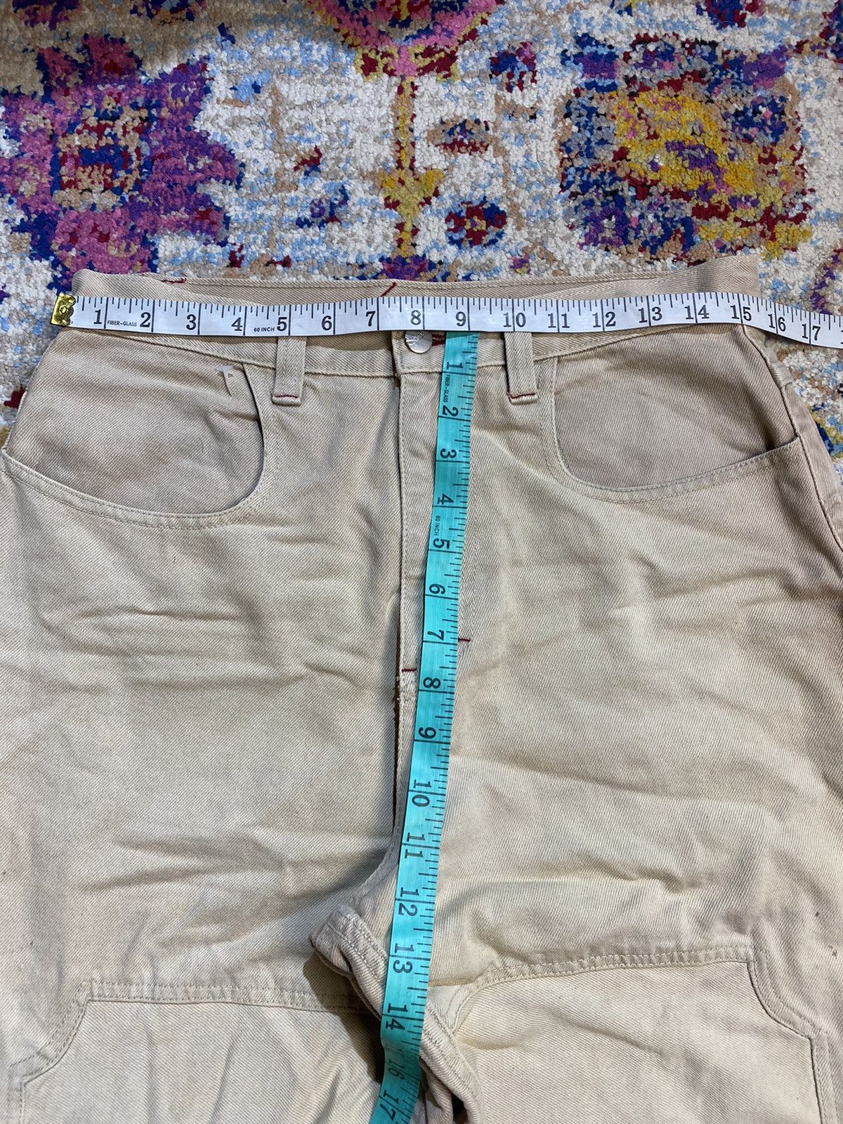 Other Soljah Vintage Double Knee Fatigue Statement Pants 30x33 Size US 32 / EU 48 - 18 Thumbnail