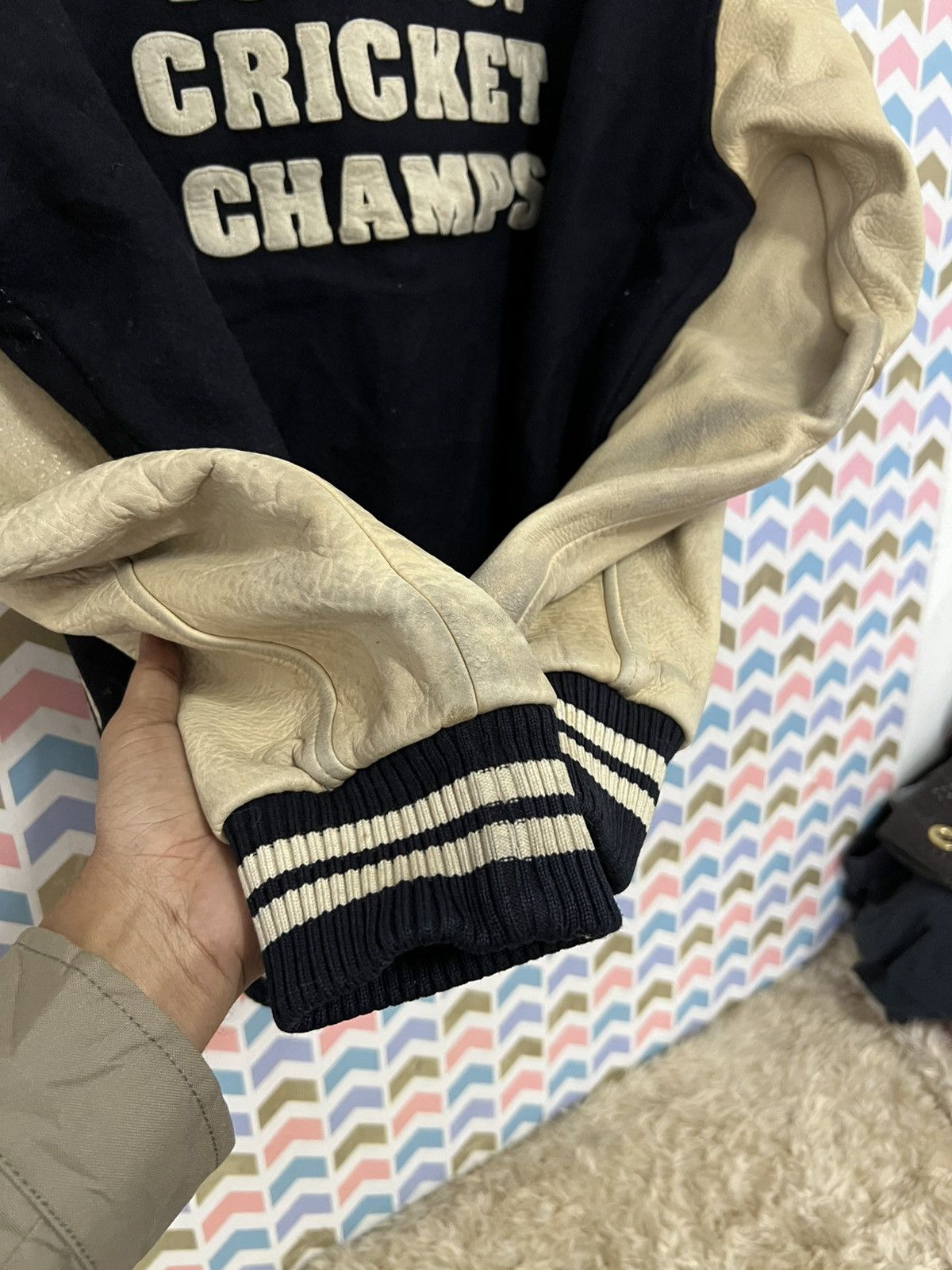 Vintage 90s VARSITY MIKI HOUSE VARSITY Size US XL / EU 56 / 4 - 4 Thumbnail