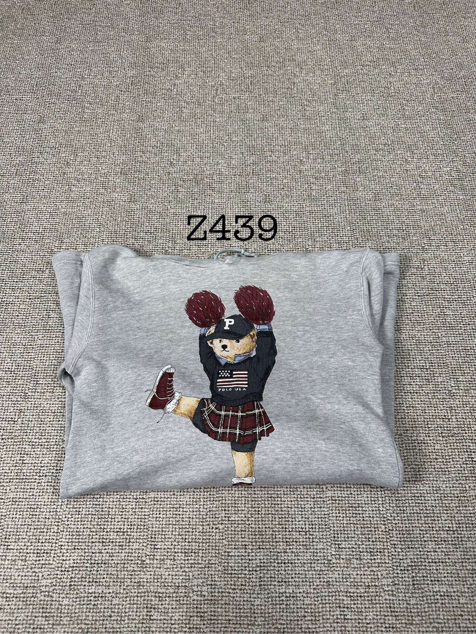Ralph Lauren Vintage Ralph Lauren Bear Women Long Hoodie Z439 Size XS / US 0-2 / IT 36-38 - 11 Thumbnail