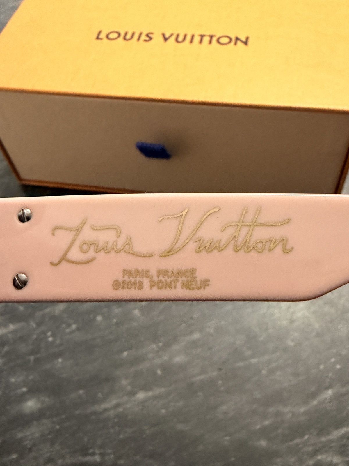 Louis Vuitton Louis Vuitton Pink millionaire Sunglasses E Size ONE SIZE - 5 Thumbnail