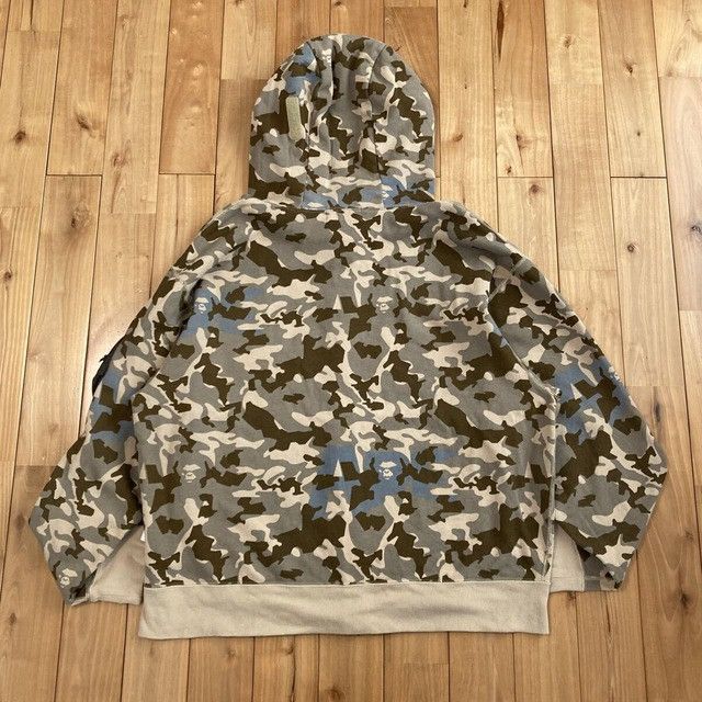 Bape BAPE SAND CAMO MILITARY RELAXED FIT FULL ZIP MASK HOODIE APE Size US L / EU 52-54 / 3 - 5 Thumbnail