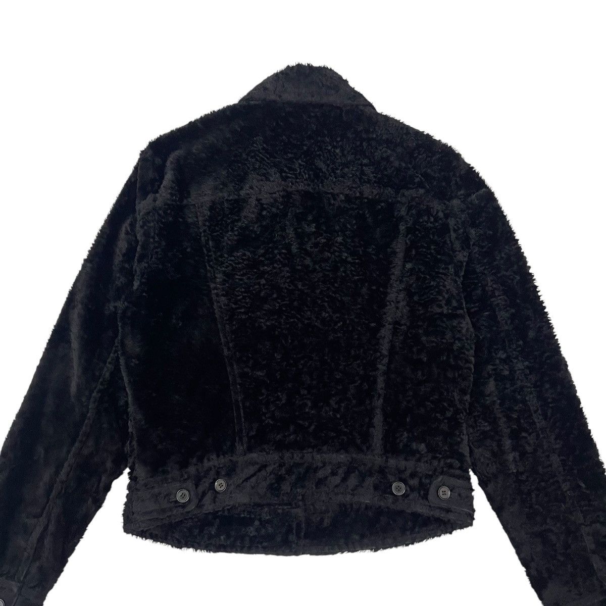 Katharine Hamnett London ⚡️Vintage Katharine Hamnett London Faux Fur Cropp Jacket Size M / US 6-8 / IT 42-44 - 11 Thumbnail