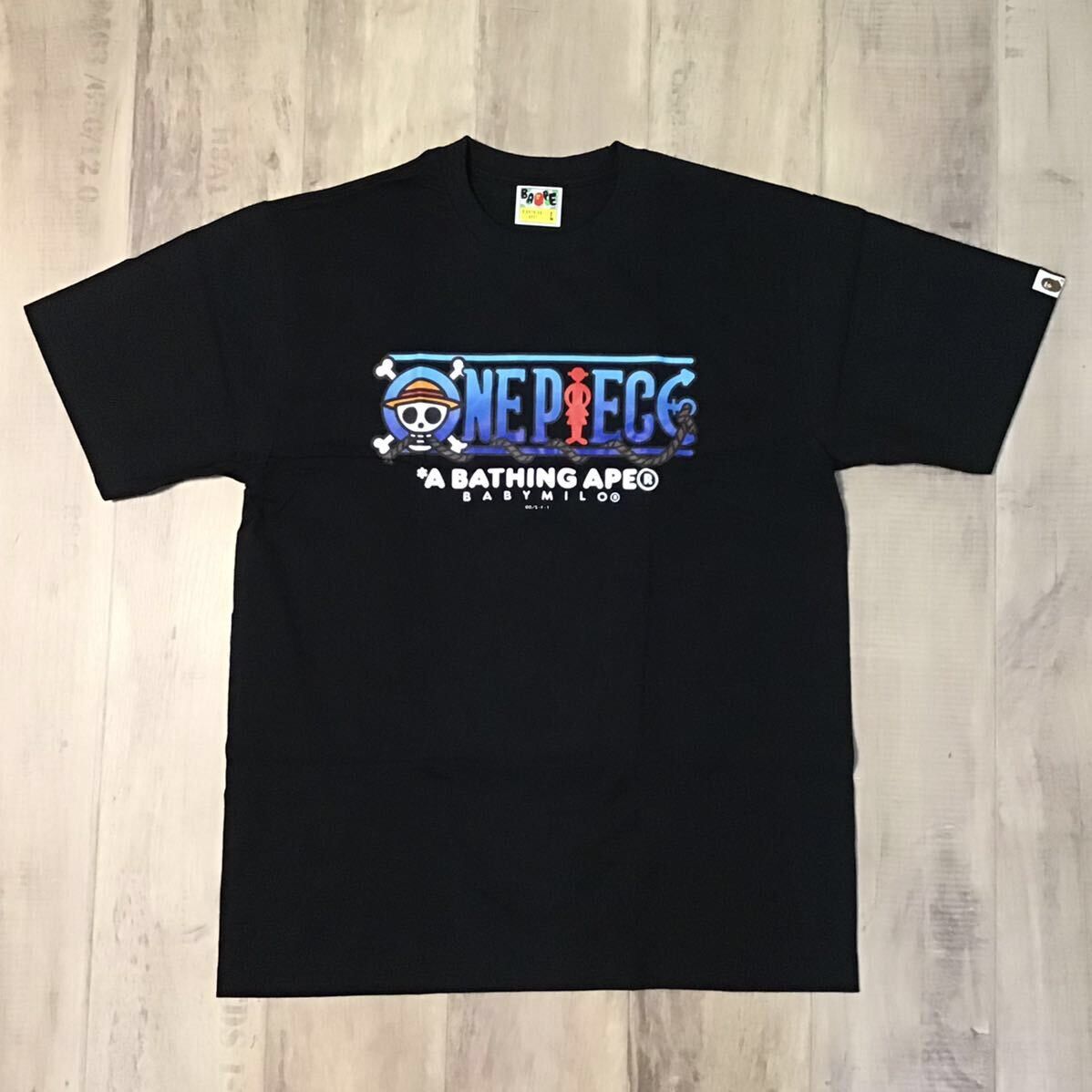 Bape BAPE × One Piece Chopper Milo T-shirt Black a bathing
