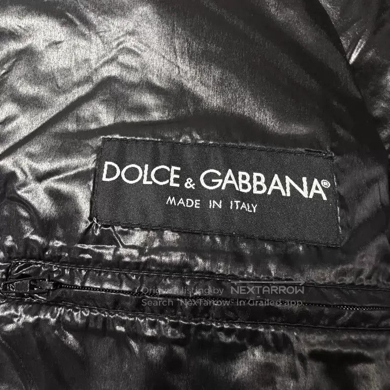 Dolce & Gabbana Dolce Gabbana Glossy Color Block Biker Down Jacket Size US L / EU 52-54 / 3 - 6 Thumbnail