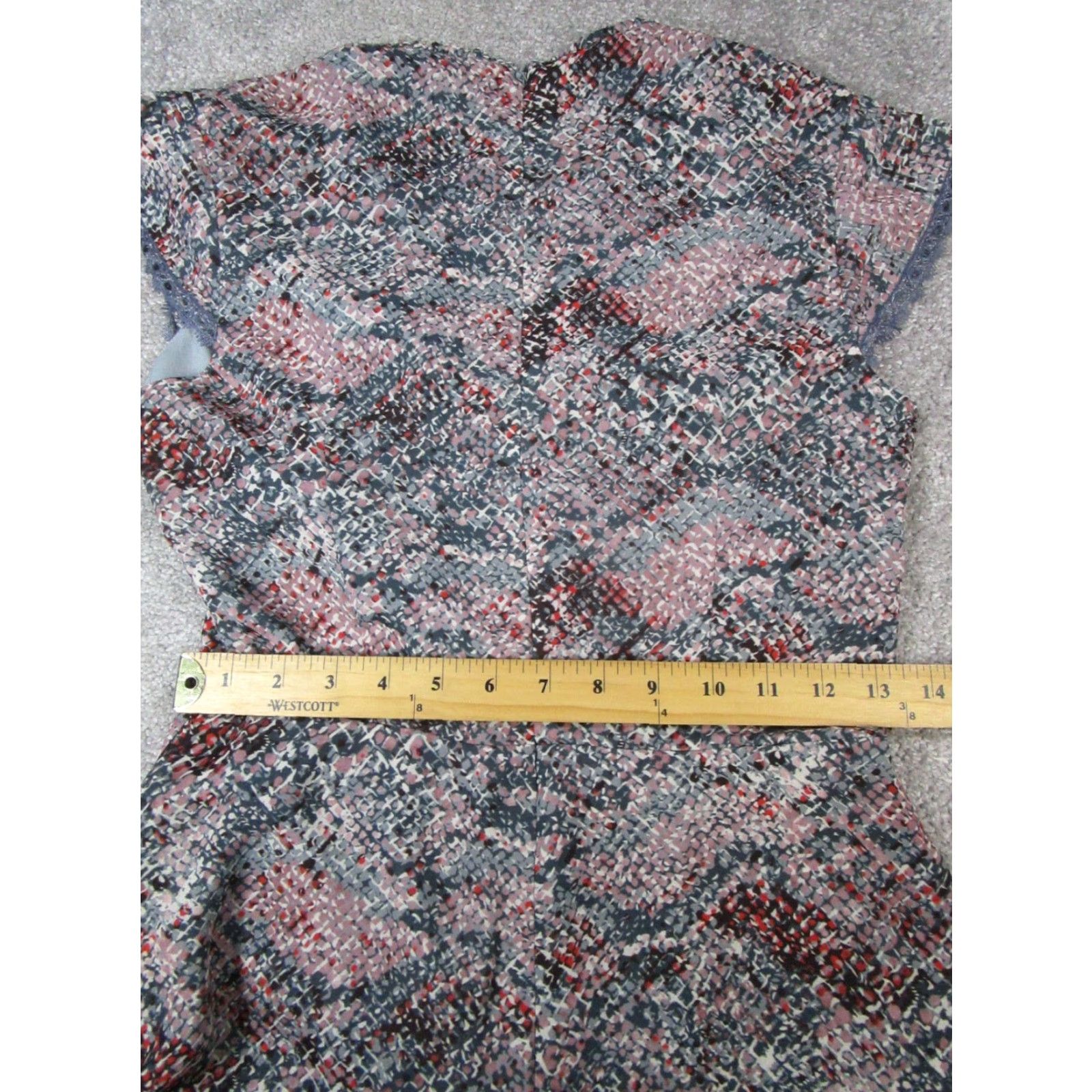 Reiss Reiss Dress Blouson Womens 4 Pink Gray V-Neck Sleeveless Zip Party/Cocktail Short Spring/Summer Womens B. Size S / US 4 / IT 40 - 7 Thumbnail