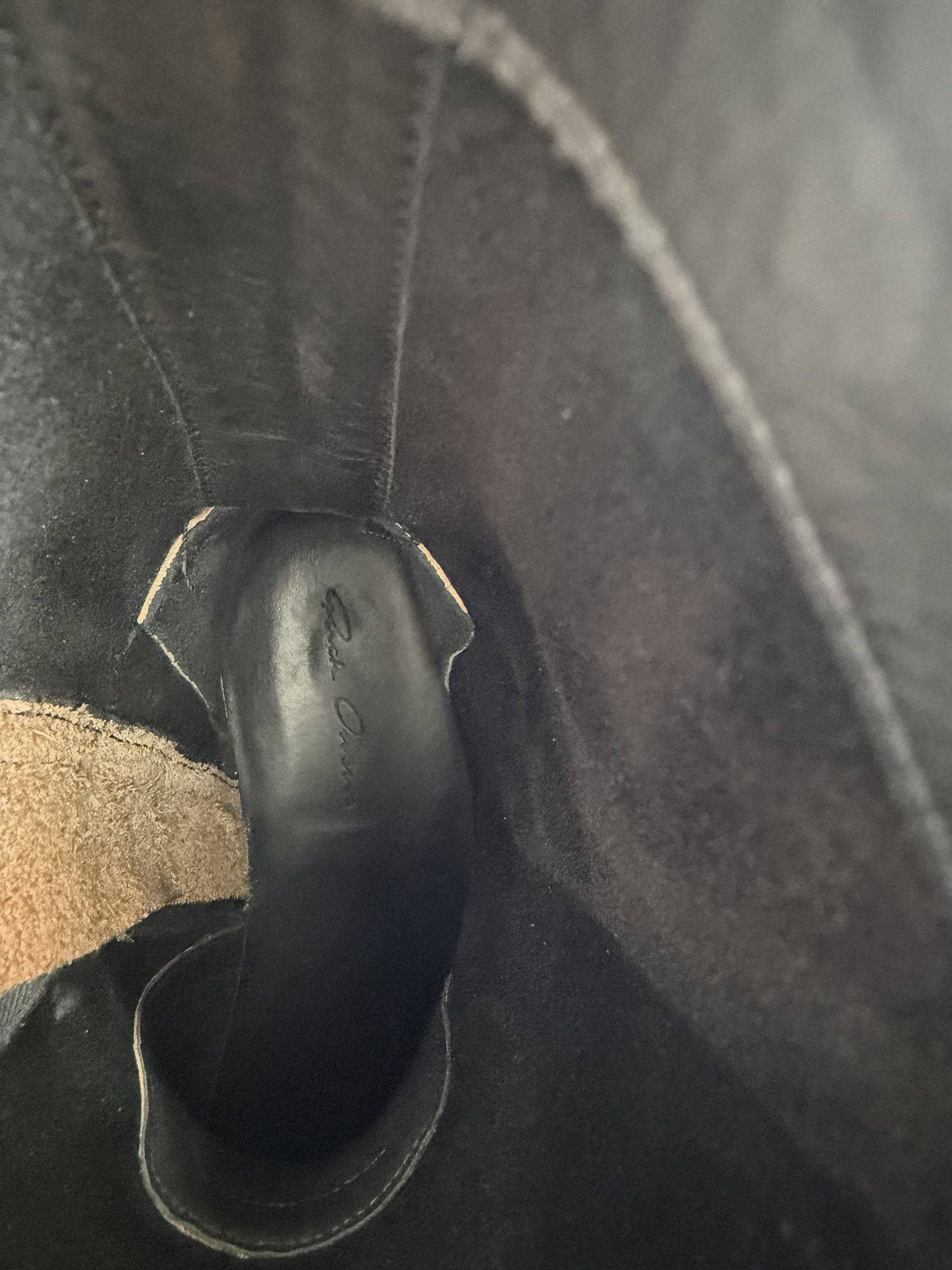 Rick Owens Rick Owens Black Leather Zip Boots EU44 / UK10 Size US 11 / EU 44 - 22 Thumbnail