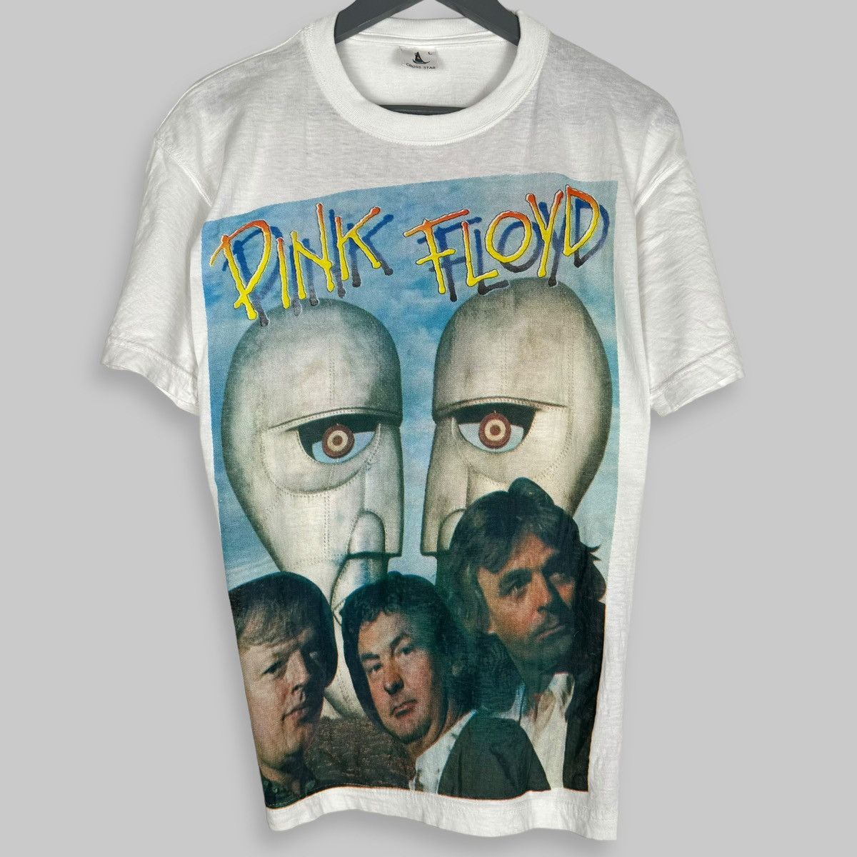 Band Tees Vintage Mid 90s Pink Floyd Rare Euro Print White T Shirt Size US L / EU 52-54 / 3 - 1 Thumbnail