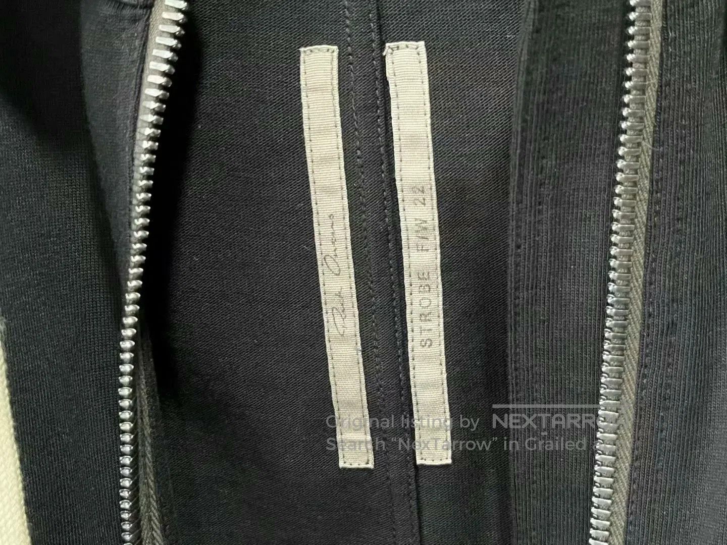 Rick Owens oversized black zip-up hoodie by Rick Owens. Size US M / EU 48-50 / 2 - 6 Thumbnail