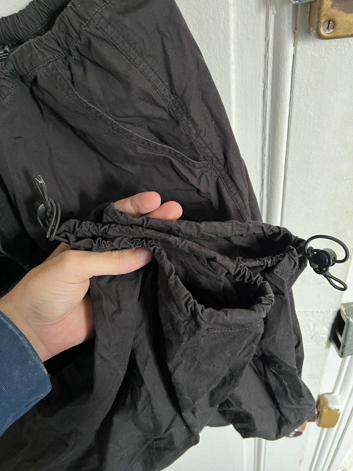 Japanese Brand Y2K Parachute Pants Joggers Nylon diesel Oakley carhartt Size US 34 / EU 50 - 5 Thumbnail