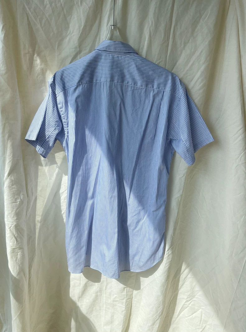 Comme des Garcons Comme Des Garcons Blue and white striped short sleeve shir Size US S / EU 44-46 / 1 - 5 Thumbnail