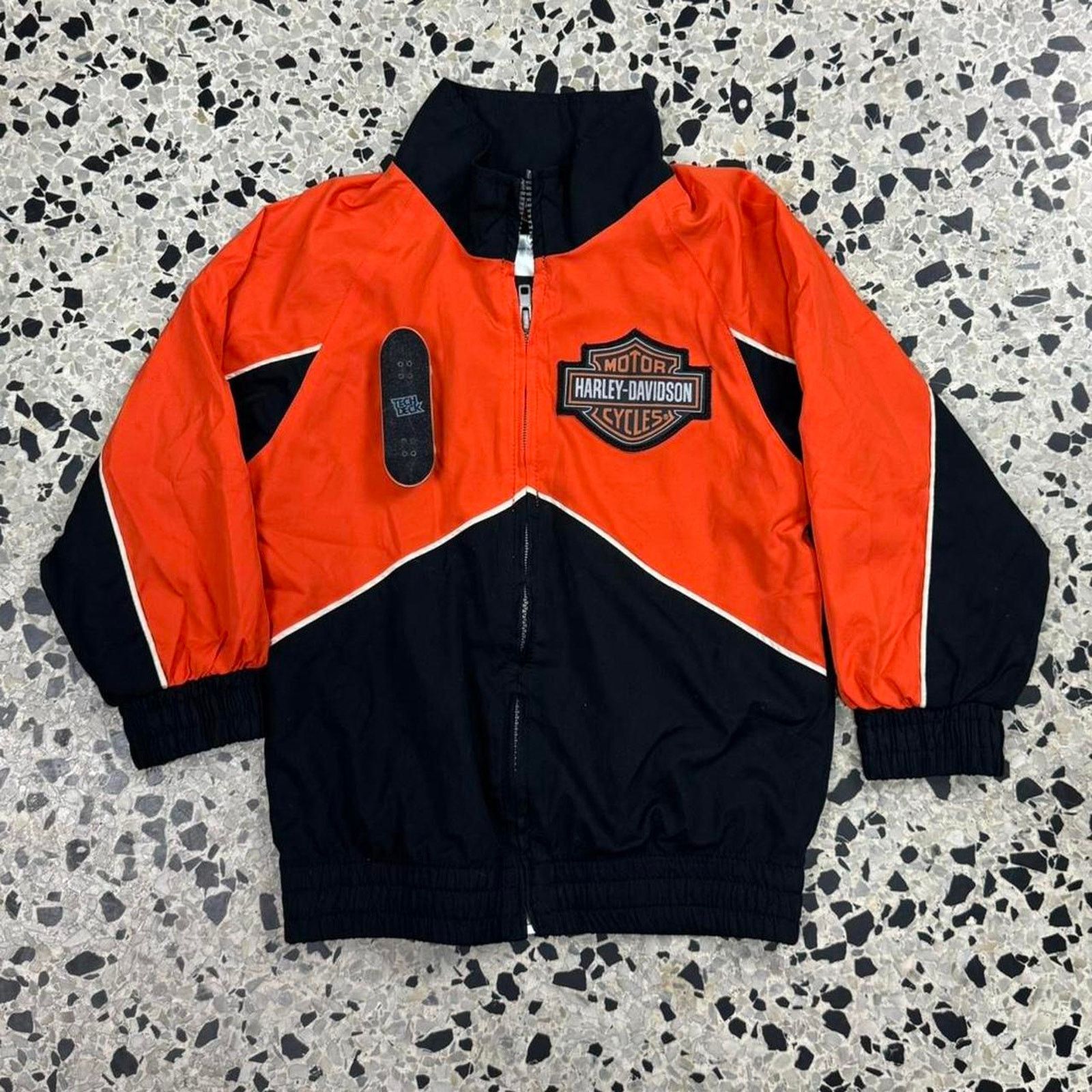 Harley Davidson VINTAGE Y2K 2006 HARLEY DAVIDSON KIDS WINDBREAKER JACKET: Size ONE SIZE - 2 Thumbnail