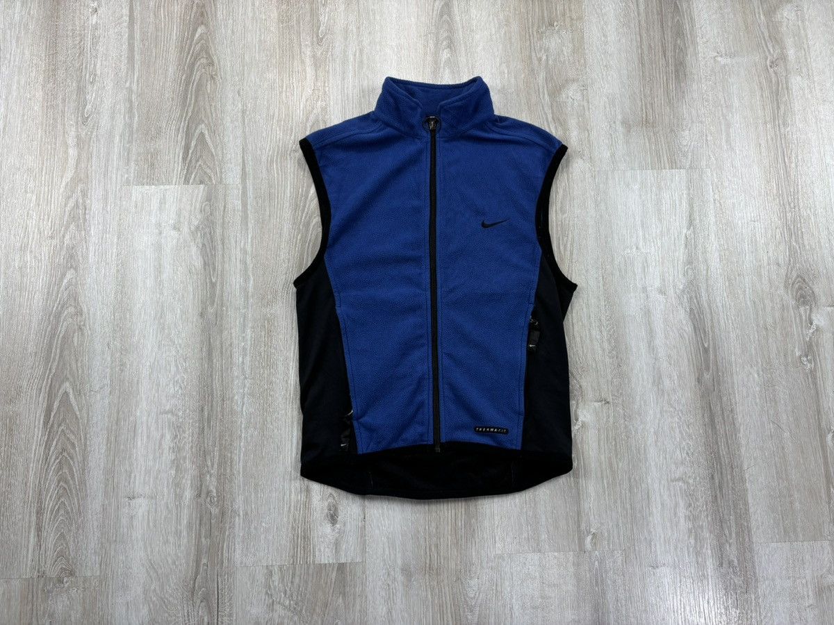 Nike × Vintage Mens vintage fleece vest Nike Size S Size US S / EU 44-46 / 1 - 1 Thumbnail