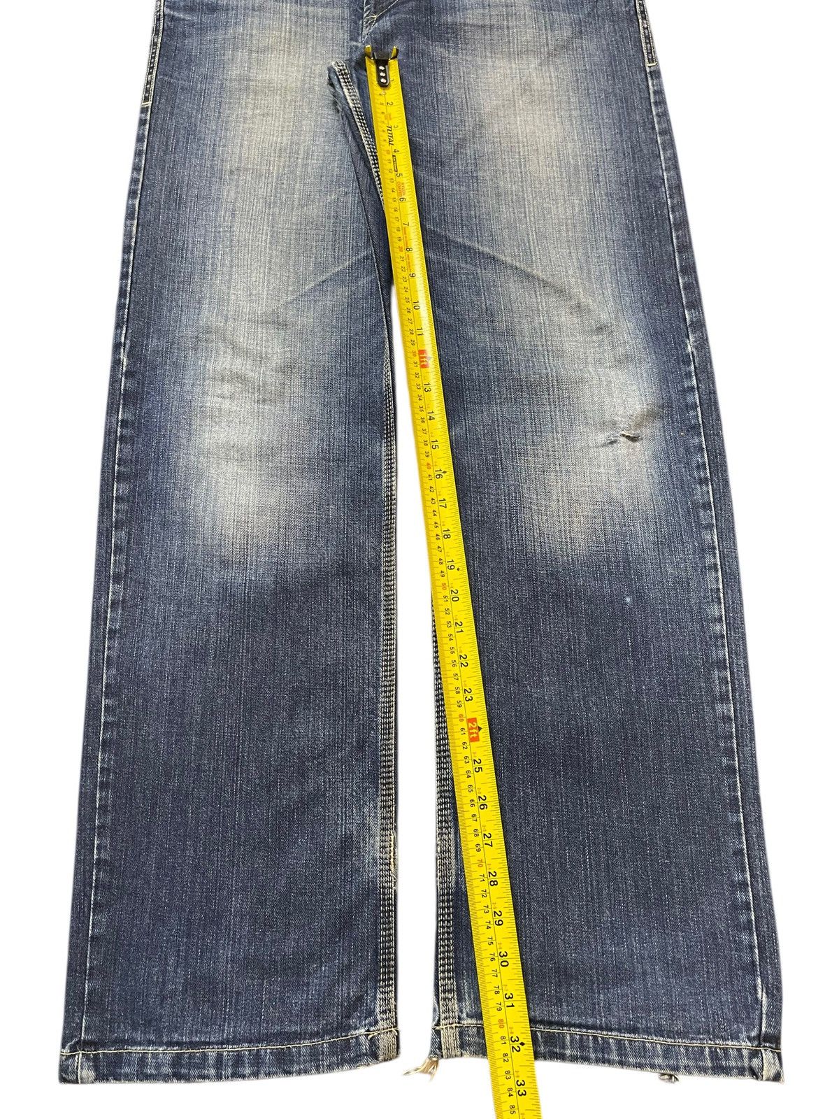 Diesel Vintage Diesel Industry Blue Faded Wash Style Loose Jeans Size US 34 / EU 50 - 13 Thumbnail