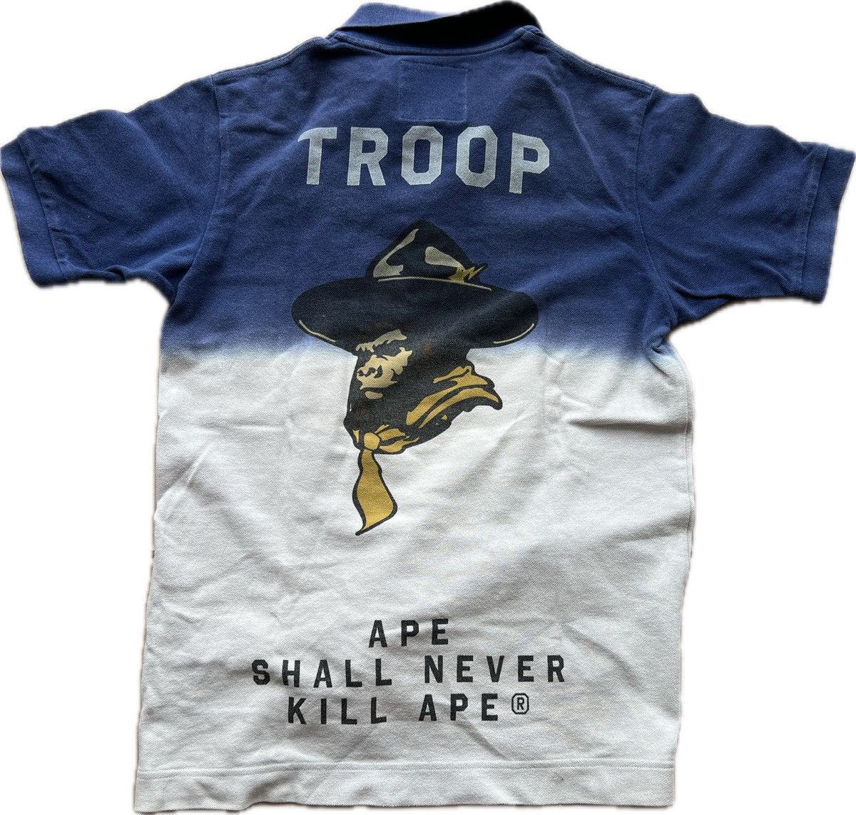 Bape Rare A Bathing Ape Troop Polo Size US S / EU 44-46 / 1 - 2 Thumbnail