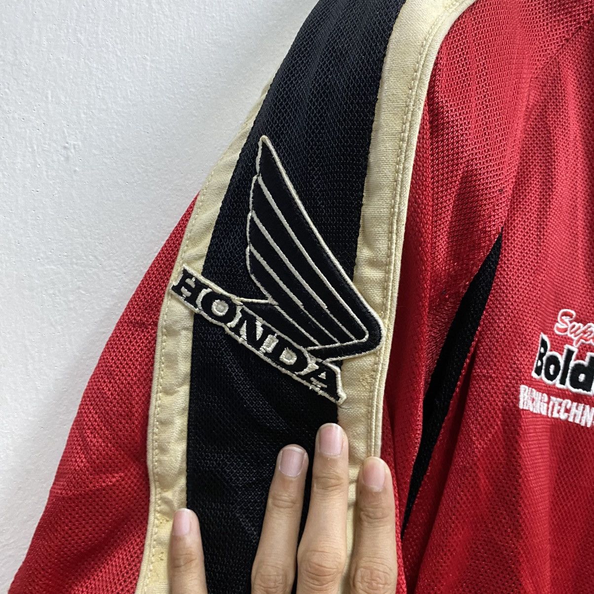 Honda VTG‼️ Honda Super Boldor Racing Technology motorcycle jacket Size US XL / EU 56 / 4 - 11 Thumbnail