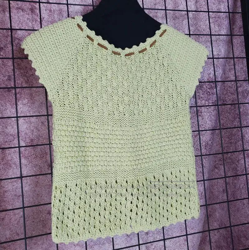 Burberry Burberry Summer Mint Green Knitted Top. Size M / US 6-8 / IT 42-44 - 7 Thumbnail