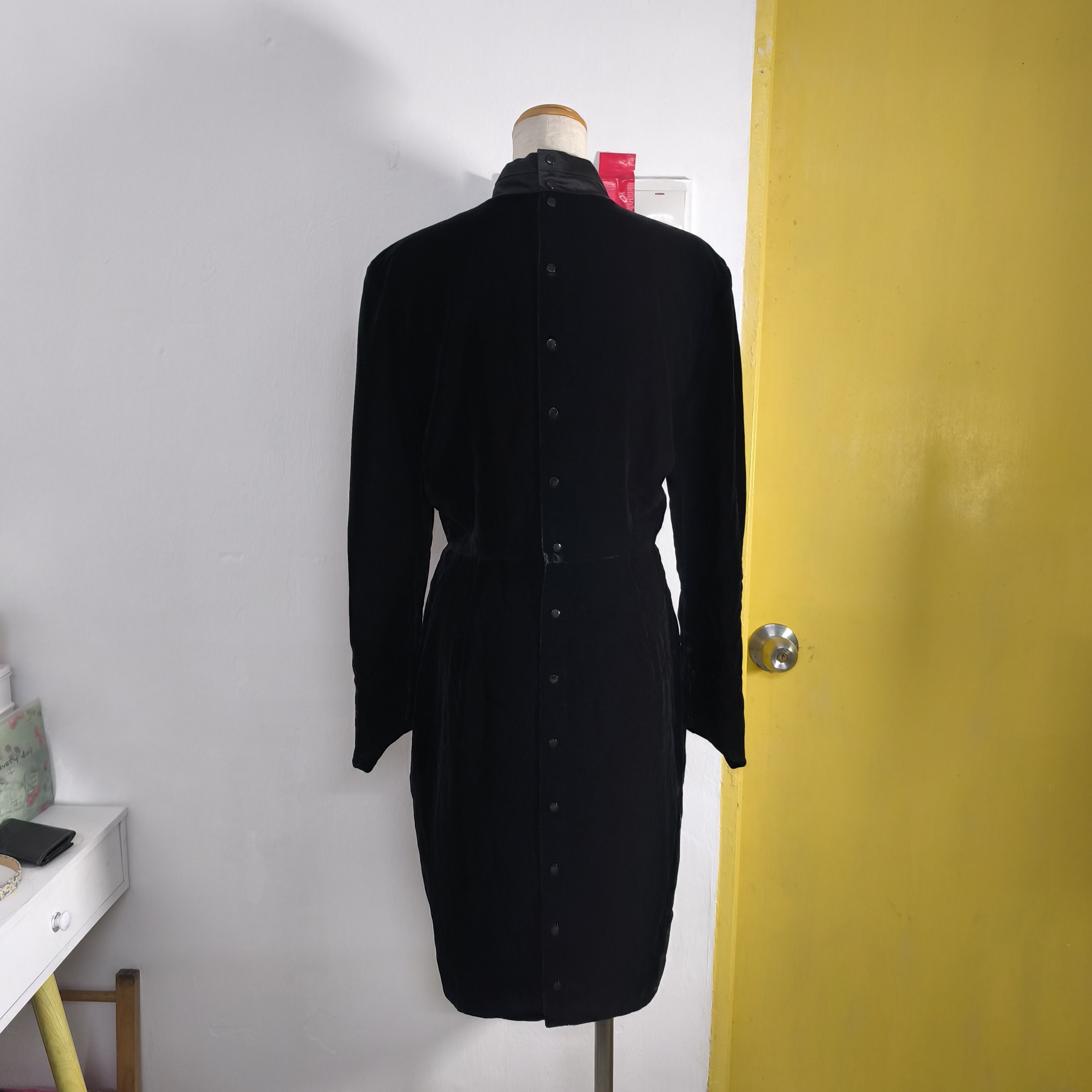 Thierry Mugler Thierry Mugler Velvet Long Dress Vintage Size M / US 6-8 / IT 42-44 - 3 Thumbnail