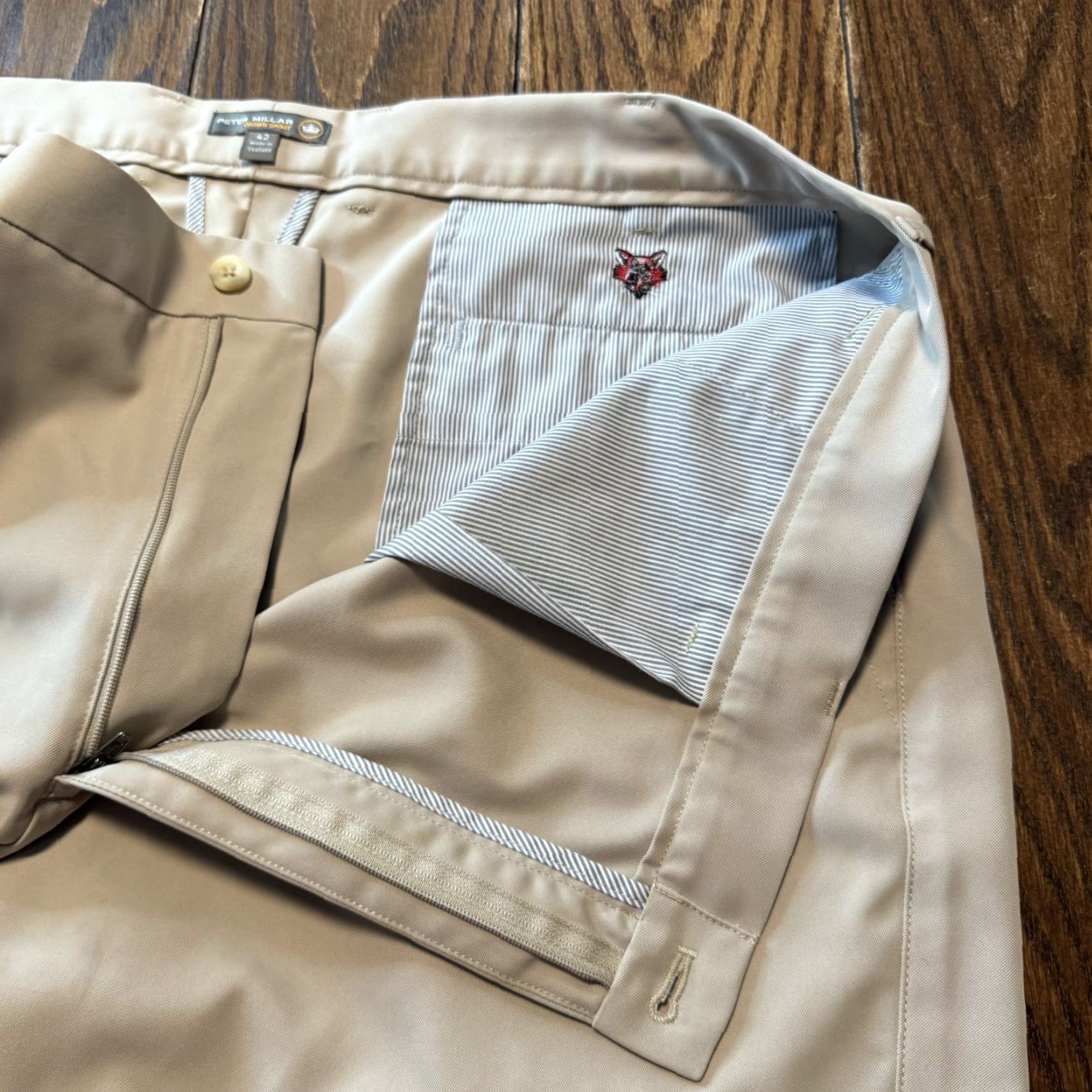 Peter Millar Peter Millar Men's Golf Shorts Size 42 Beige Fox Chapel Golf Club Size US 42 / EU 58 - 4 Thumbnail