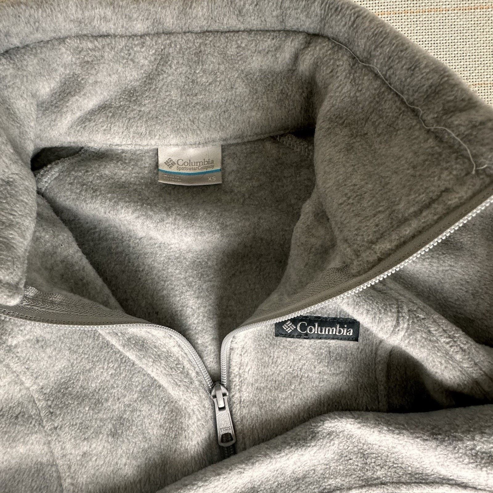 Columbia Columbia Fleece Jacket Women Size XS Gray Size M / US 6-8 / IT 42-44 - 4 Thumbnail