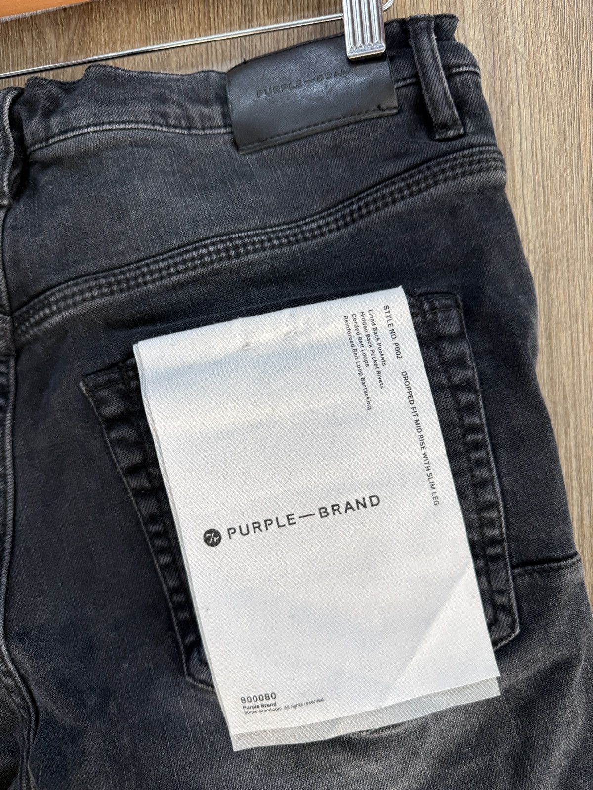 Purple Purple Black Denim Jeans Size US 32 / EU 48 - 10 Thumbnail