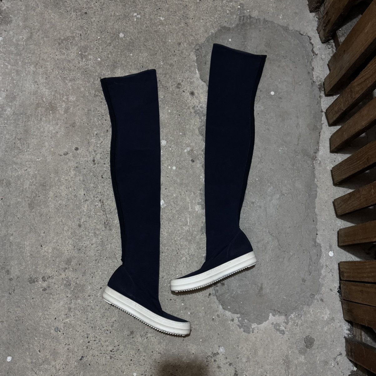 Rick Owens Rick owens drkshdw ramones high socks thigh Size US 5.5 / IT 35.5 - 1 Thumbnail