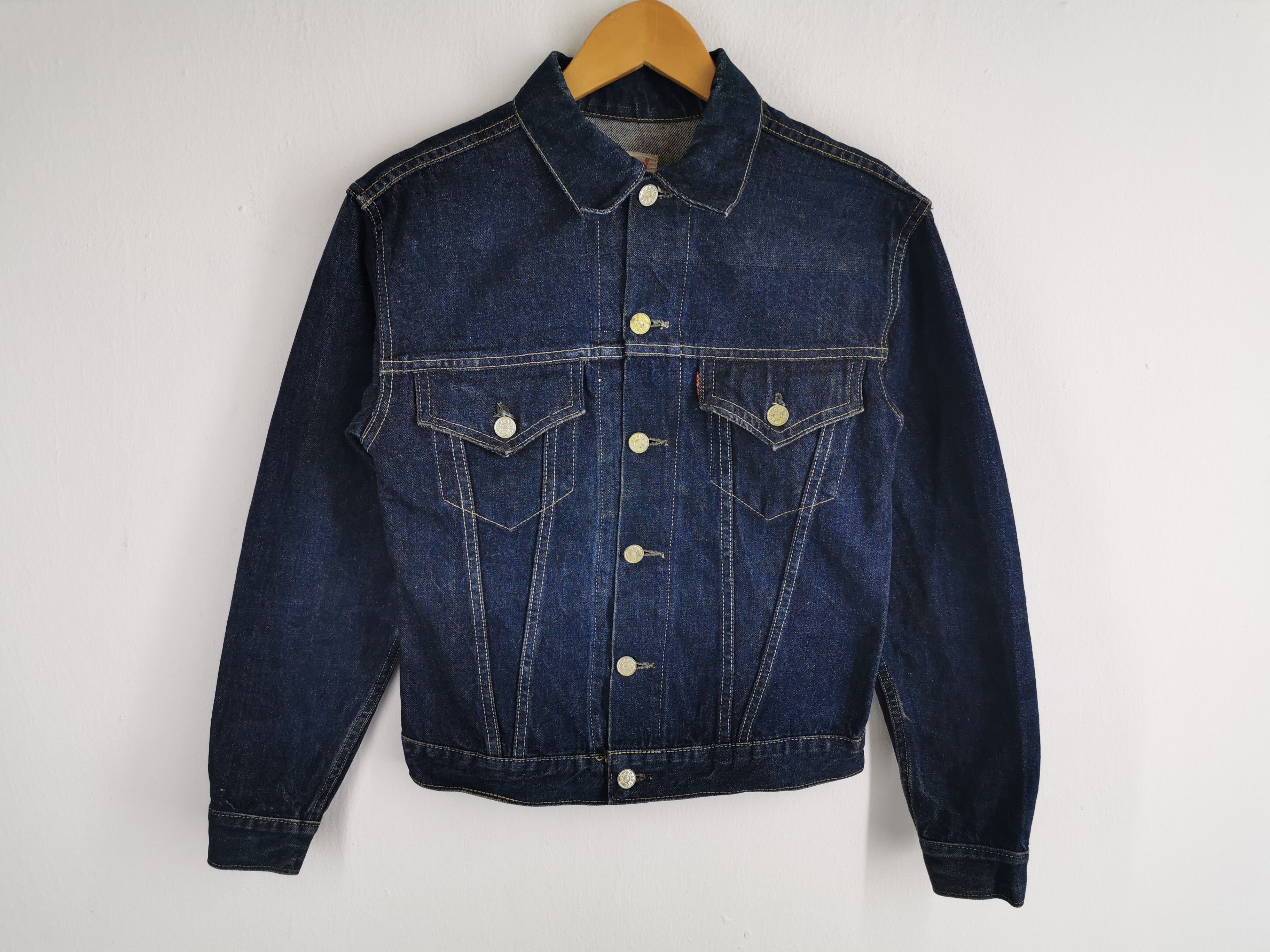 Vintage Vintage 80's Canton Trucker Denim Jacket Made In USA Size M Size US M / EU 48-50 / 2 - 1 Thumbnail
