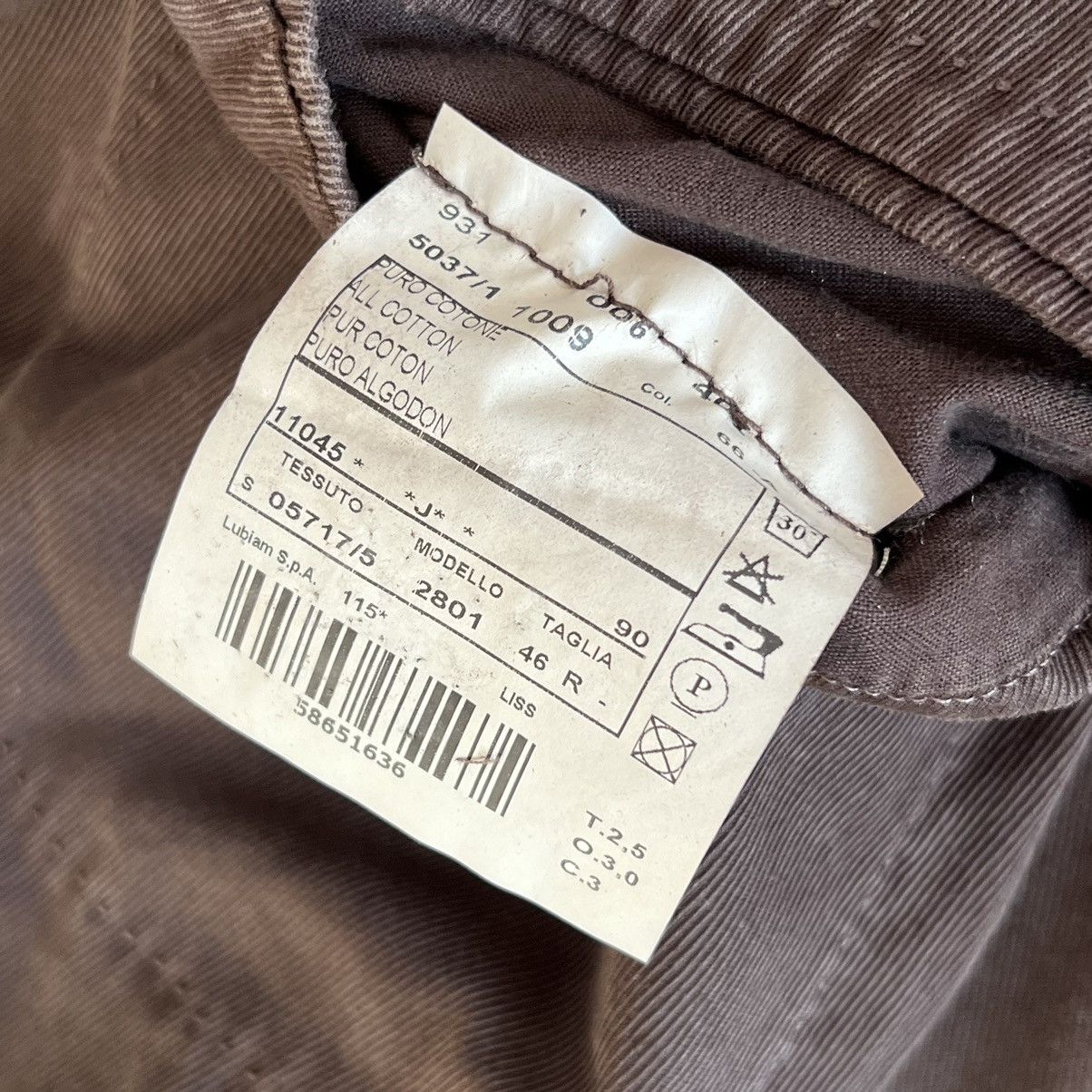 L.B.M. 1911 L.B.M 1911 Lubiam blazer brown cotton 3 piece 46 size Size 46R - 11 Thumbnail