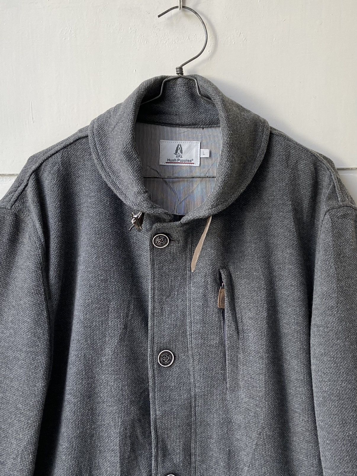 Hush Puppies HUSH PUPPIES Grey Jacket Size US L / EU 52-54 / 3 - 3 Thumbnail