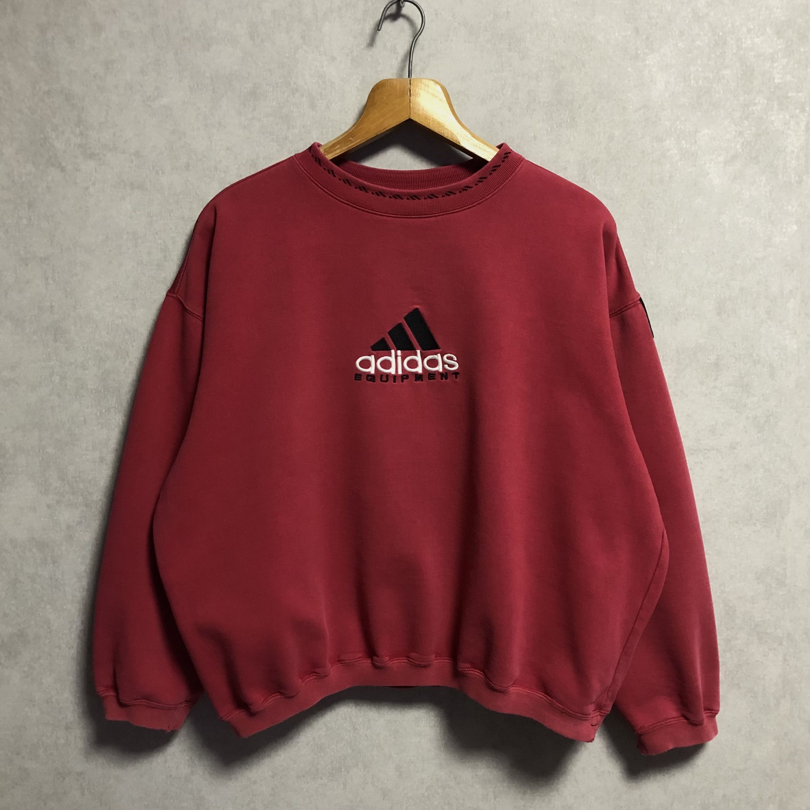 Adidas 90s Adidas Equipment Sweatshirt Size US L / EU 52-54 / 3 - 2 Thumbnail