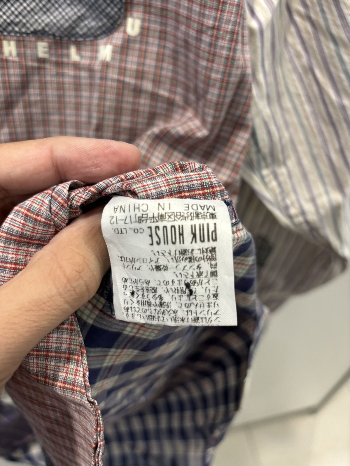 Designer × Karl Helmut × Vintage Karl Helmut patchwork button up shirt Size US XL / EU 56 / 4 - 9 Thumbnail