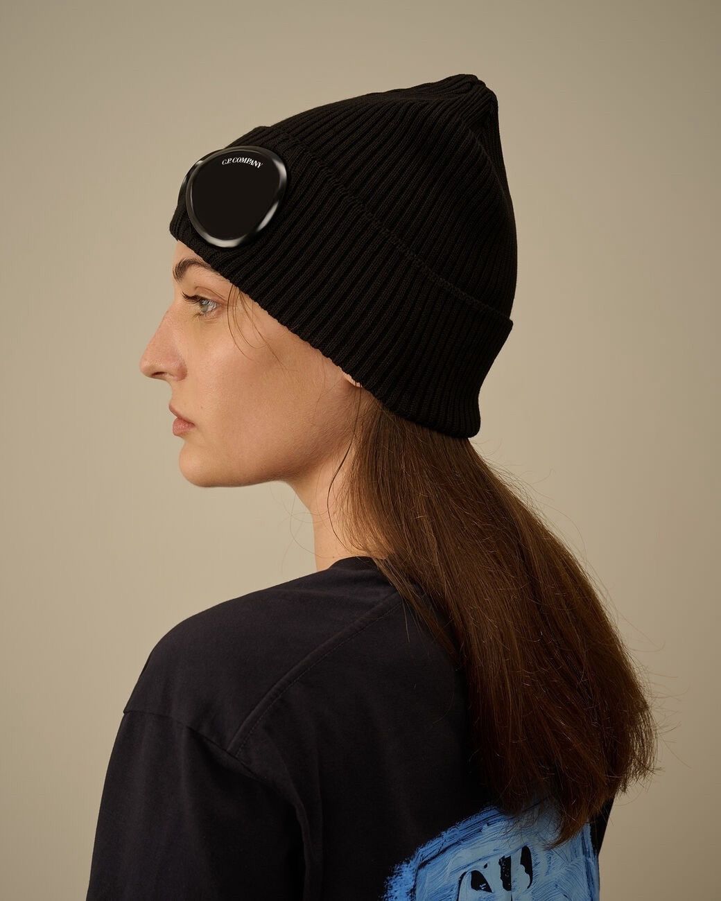 C.P. Company C.P. COMPANY Massimo Osti Acc Knit Cap Goggle Beanie Size ONE SIZE - 3 Thumbnail