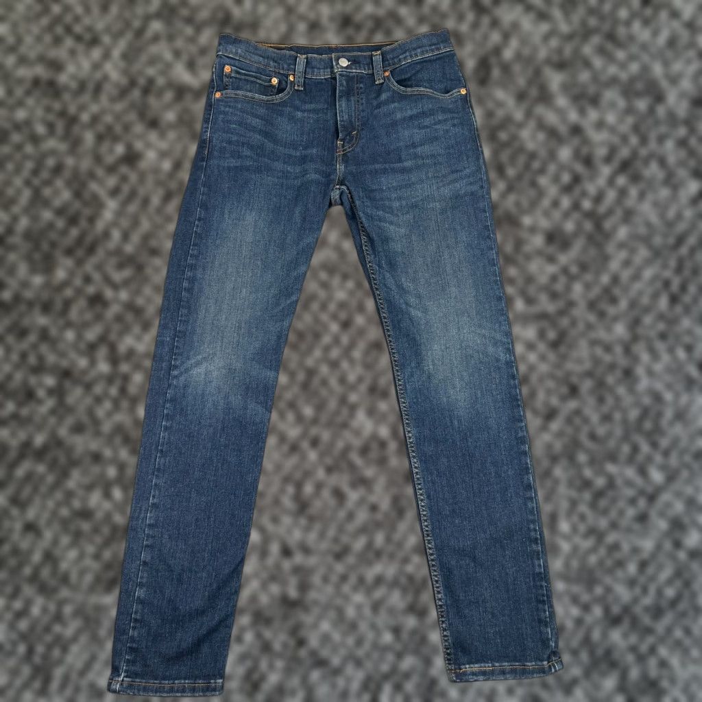 Levi's Levi's 512 Slim Tapered Jeans Mens 32x31 Blue Dark Wash Size US 32 / EU 48 - 1 Thumbnail