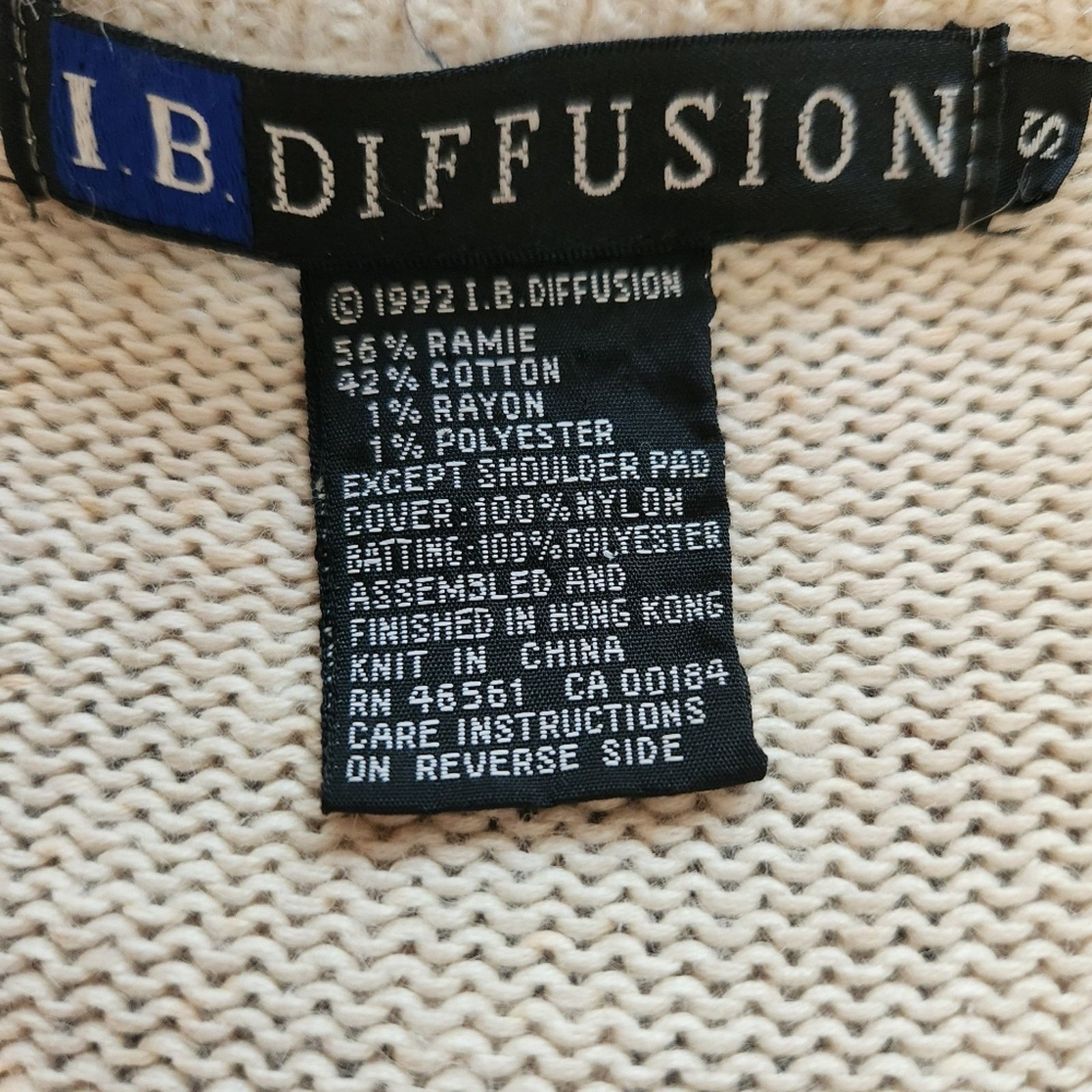 Vintage IBDiffusion 90's Vintage Cardigan Sweater Small Size S / US 4 / IT 40 - 9 Thumbnail