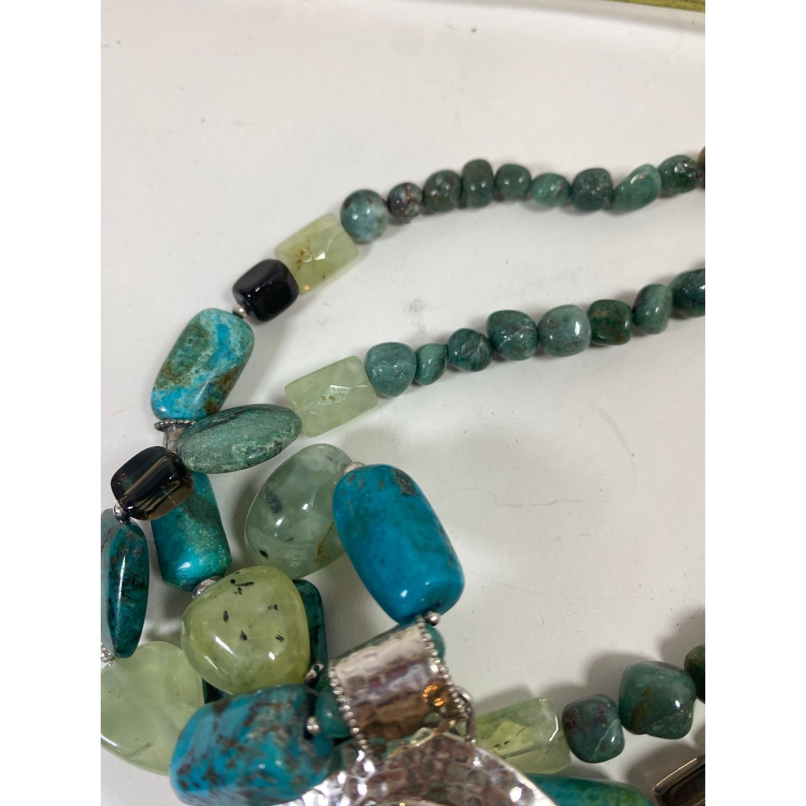 Other Barse Sterling Large Turquoise Pendant Beaded Necklace- 18" Size ONE SIZE - 6 Thumbnail